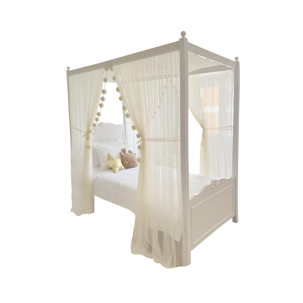 POSTER BED BASIC-CREAM