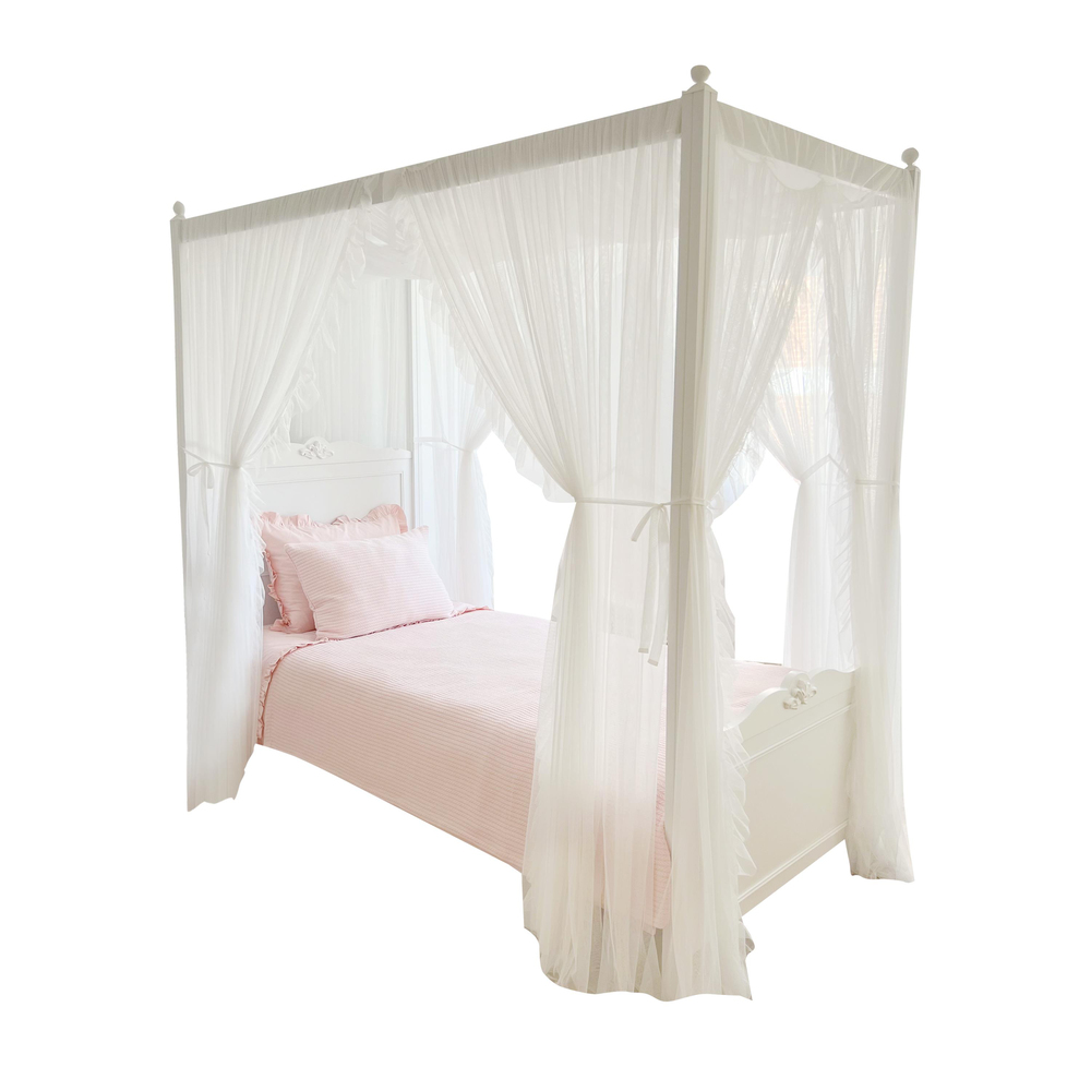 POSTER BED FIRFIRLI DELUXE-WHITE
