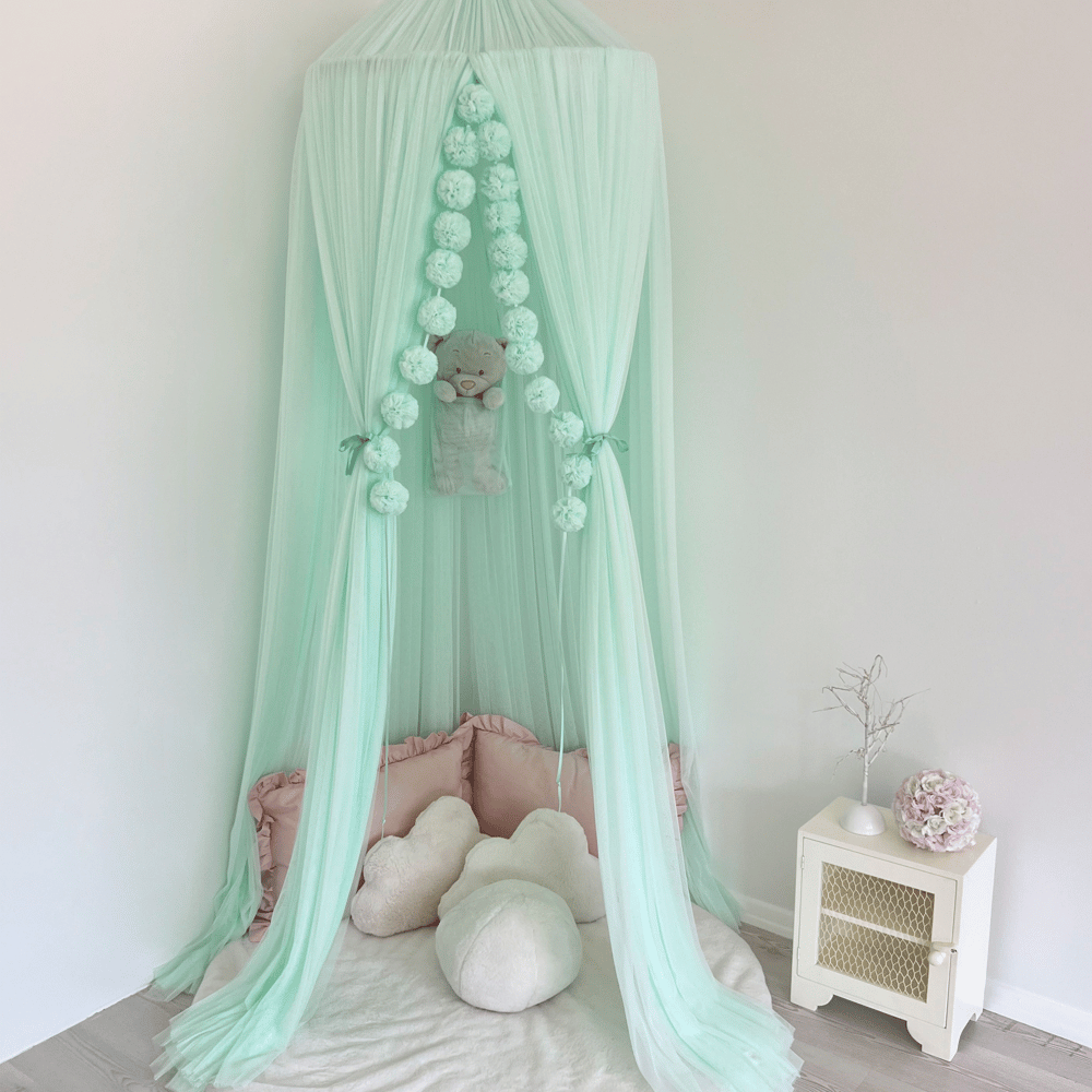 TÜL CİBİNLİK-BABY GREEN