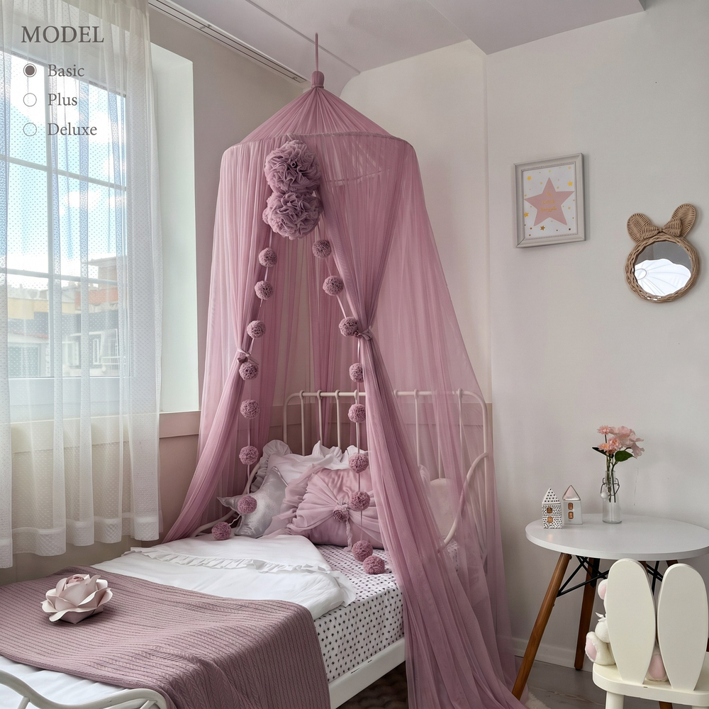 TÜL CİBİNLİK-DUSTY LILAC