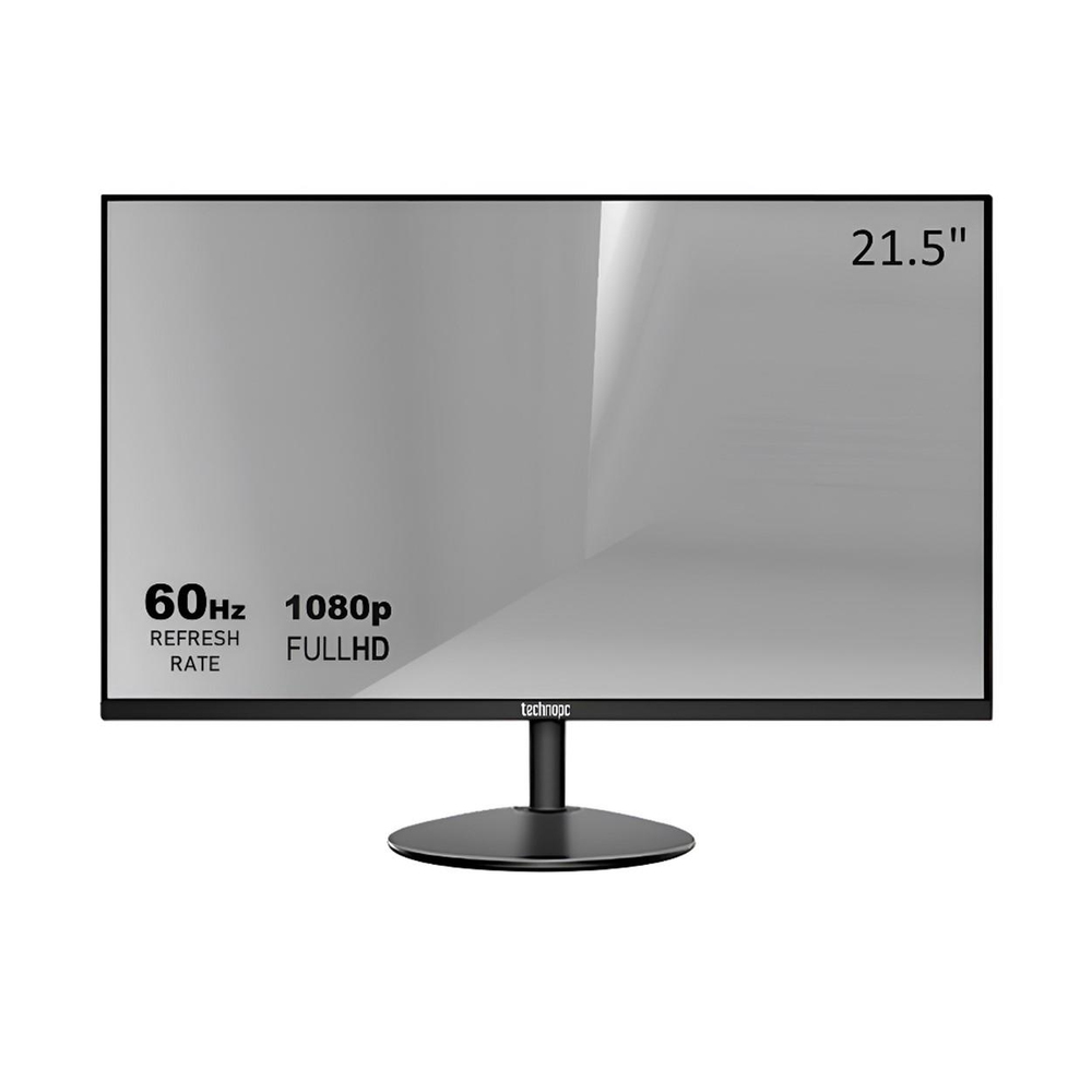 Technopc TPL22V-Y FHD VA 6.5ms 200Nit HDMI+VGA+Audio 21.5'' Monitör TPMNT10F080816 