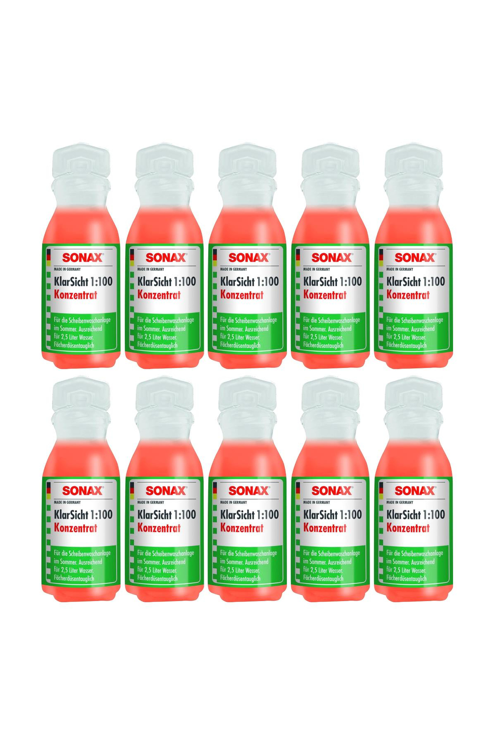Sonax Konsantre Cam Suyu 10 lu Set | Sonax 