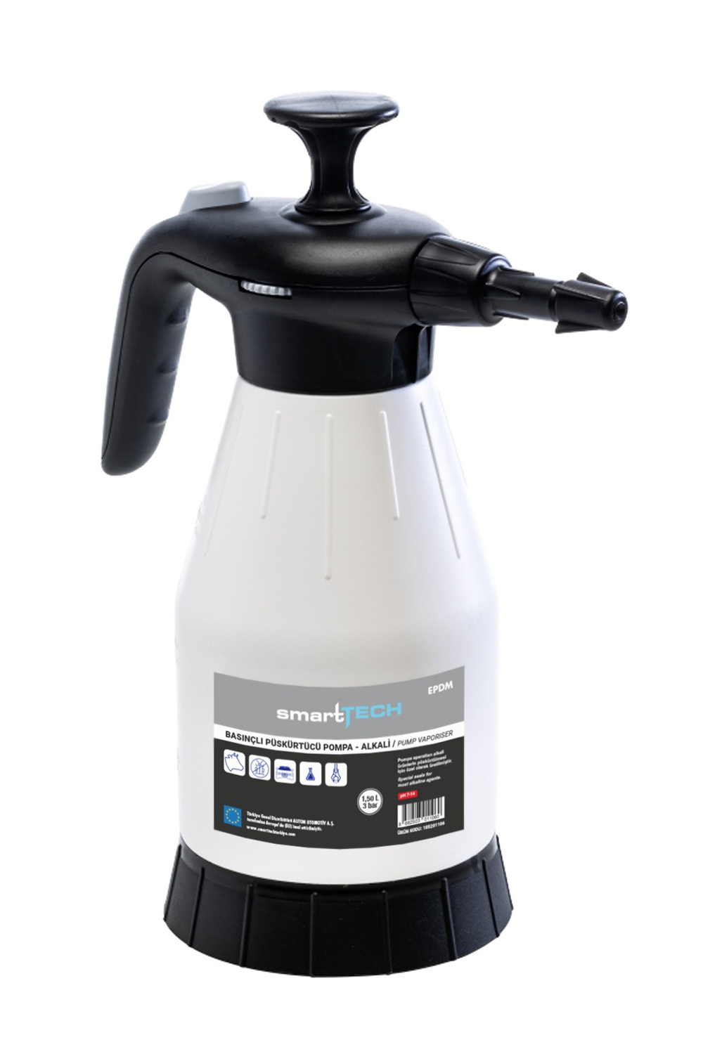 Smart Tech Basnçlı Püskürtücü Pompa-Alkali 1500 ML | Smart Tech