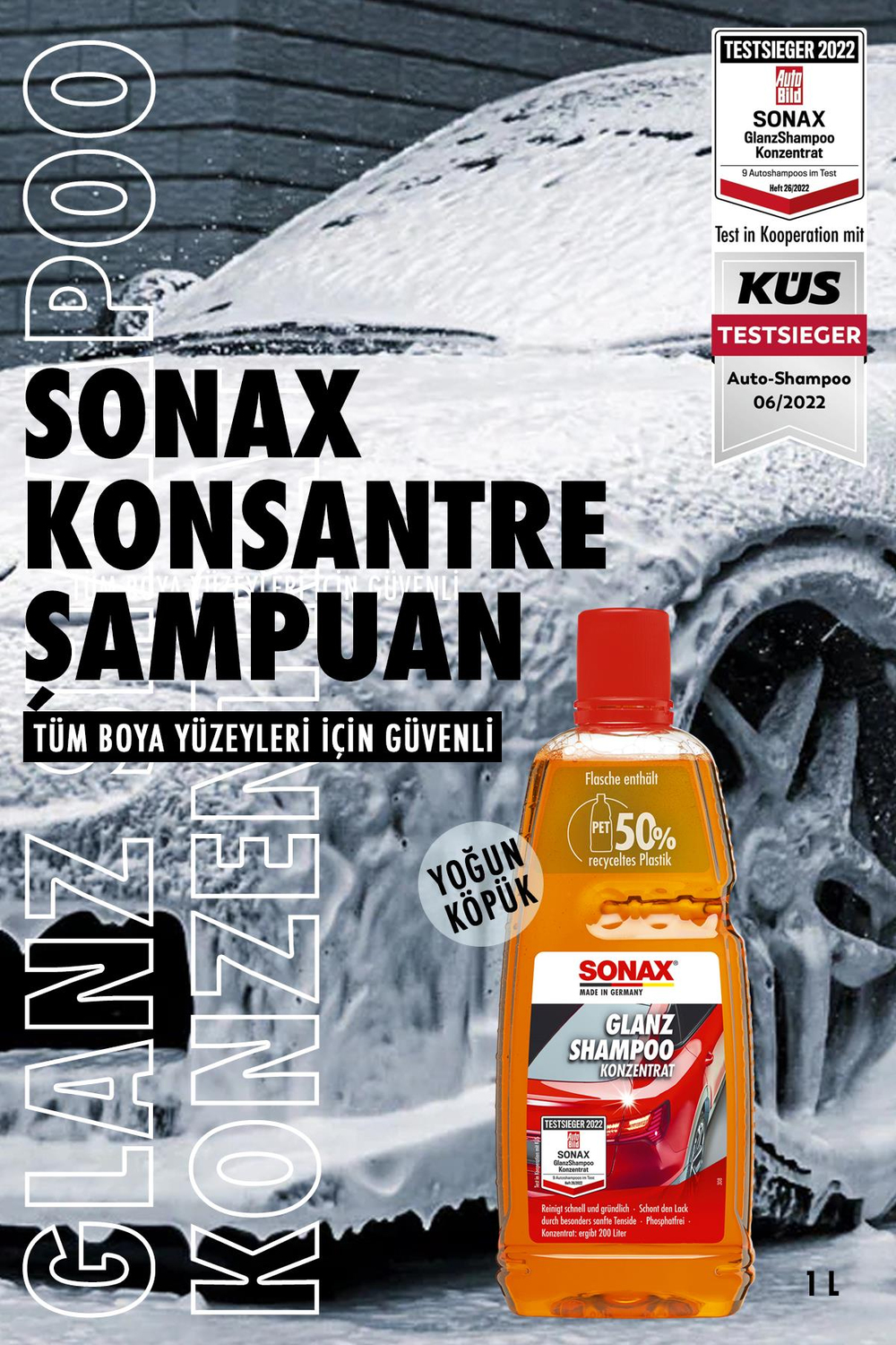 Sonax Konsantre Şampuan 1 lt