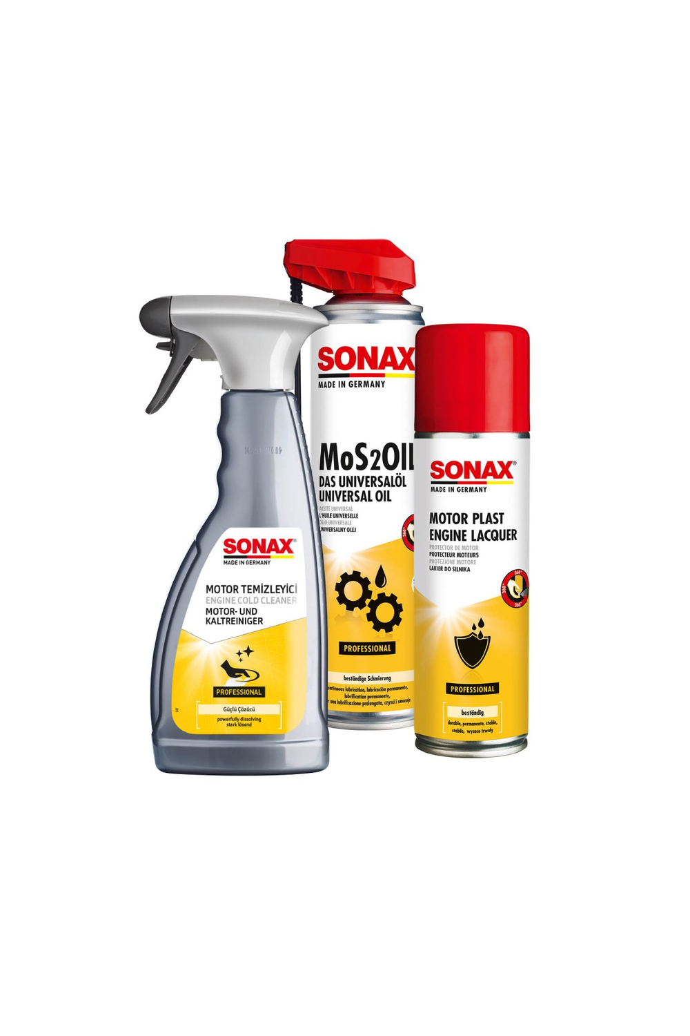 Sonax Motor Temizleme ve Koruma Seti (Standart) | Sonax 