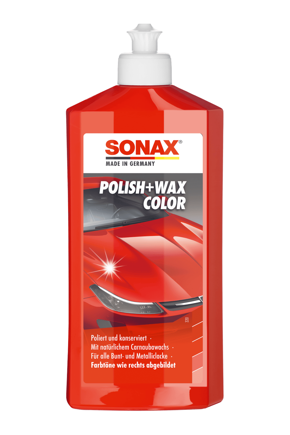 Sonax Renkli Nano Parlatıcı ve Koruyucu Cila Kırmızı 500 ml