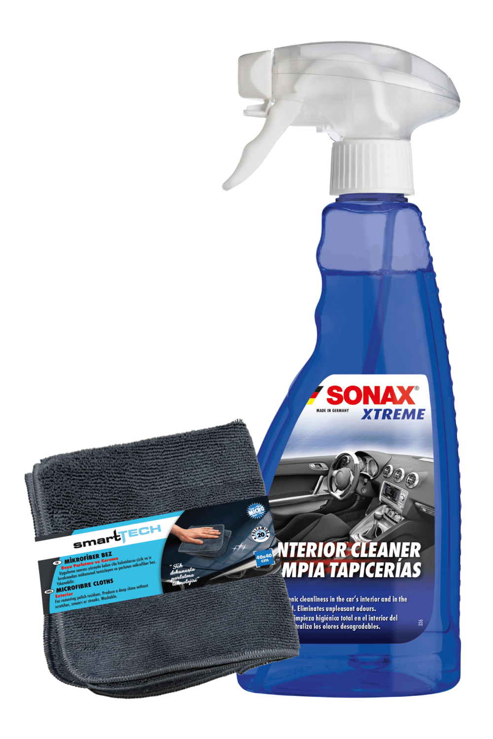 Sonax Xtreme Araç İçi Temizleyici & Mikrofiber Set | SONAX