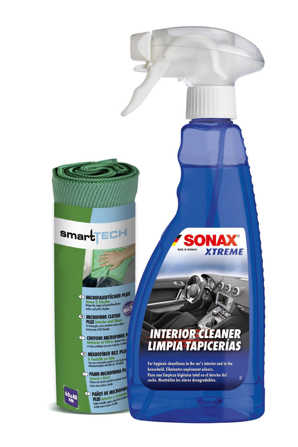 Sonax Xtreme Nano İç Temizlik & Mikrofiber Bez Set | SONAX