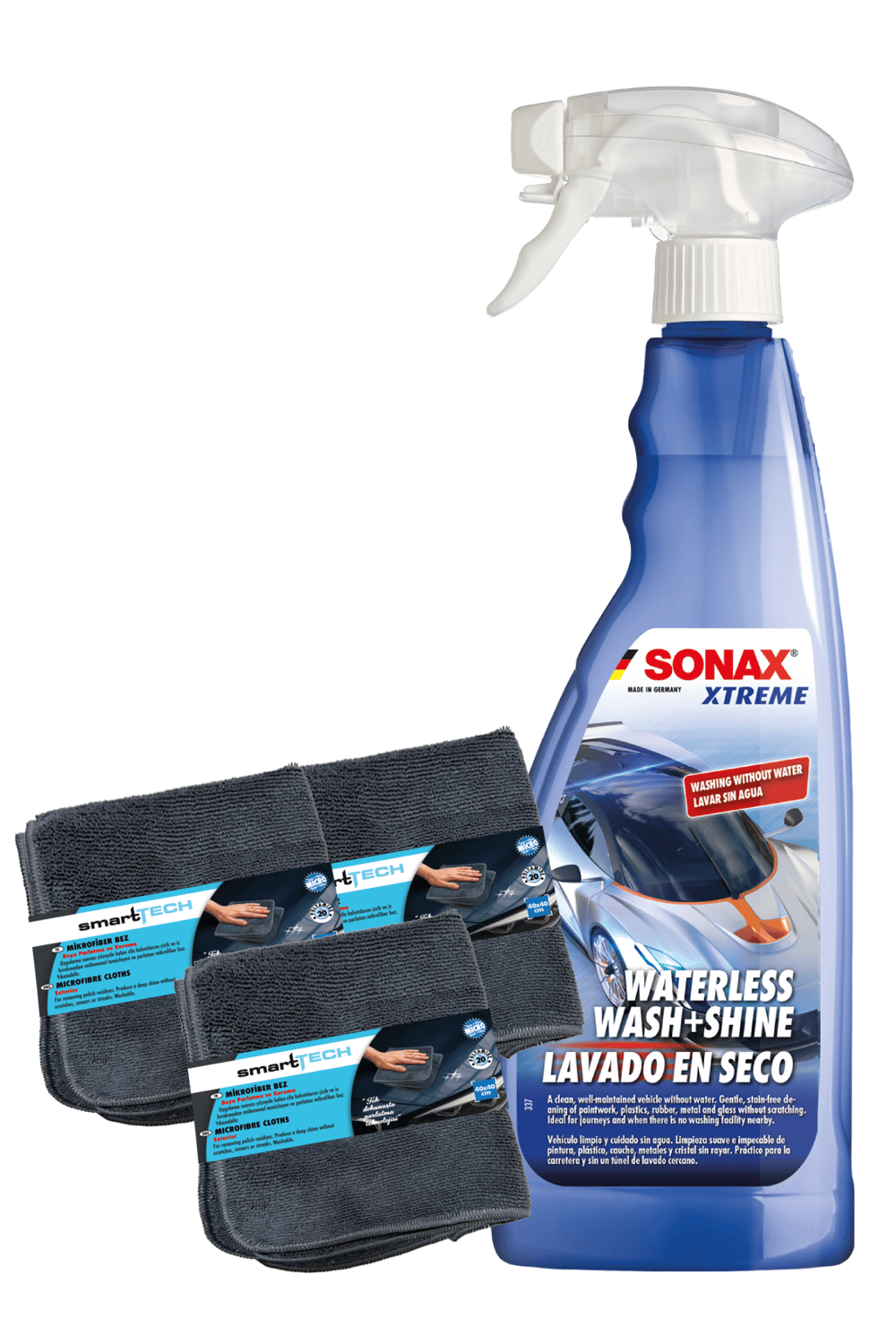 Sonax Xtreme Susuz Yıkama + Mikrofiber Bez Seti | SONAX