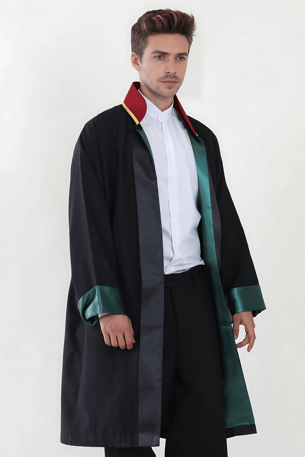 Siyah Kadın/Erkek Unisex Avukat Cübbesi