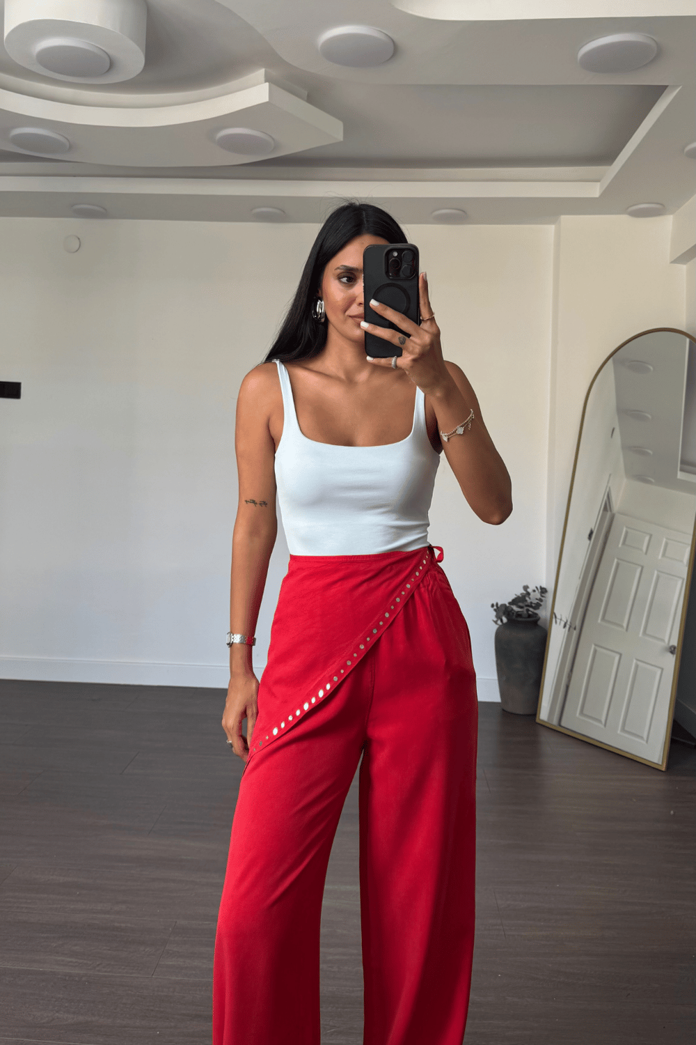 Kare Yaka Kolsuz Bodysuit-Bebe Mavi