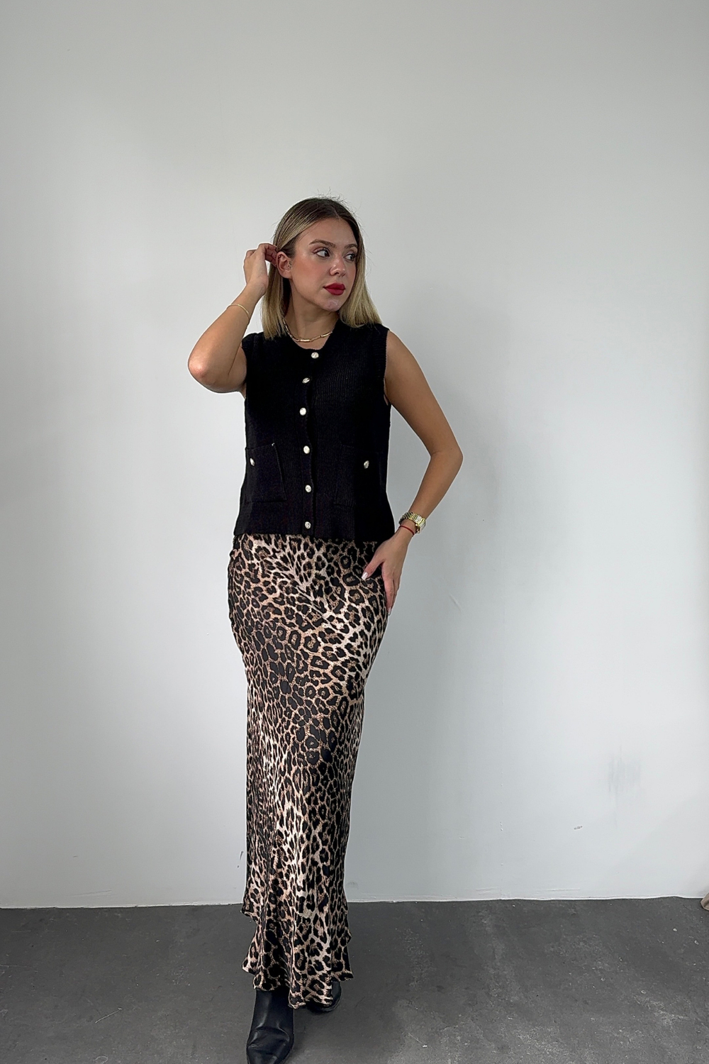 Leopar Etek-SİYAH