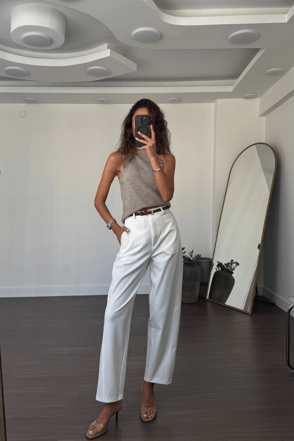 Marka Model Pantolon-Beyaz