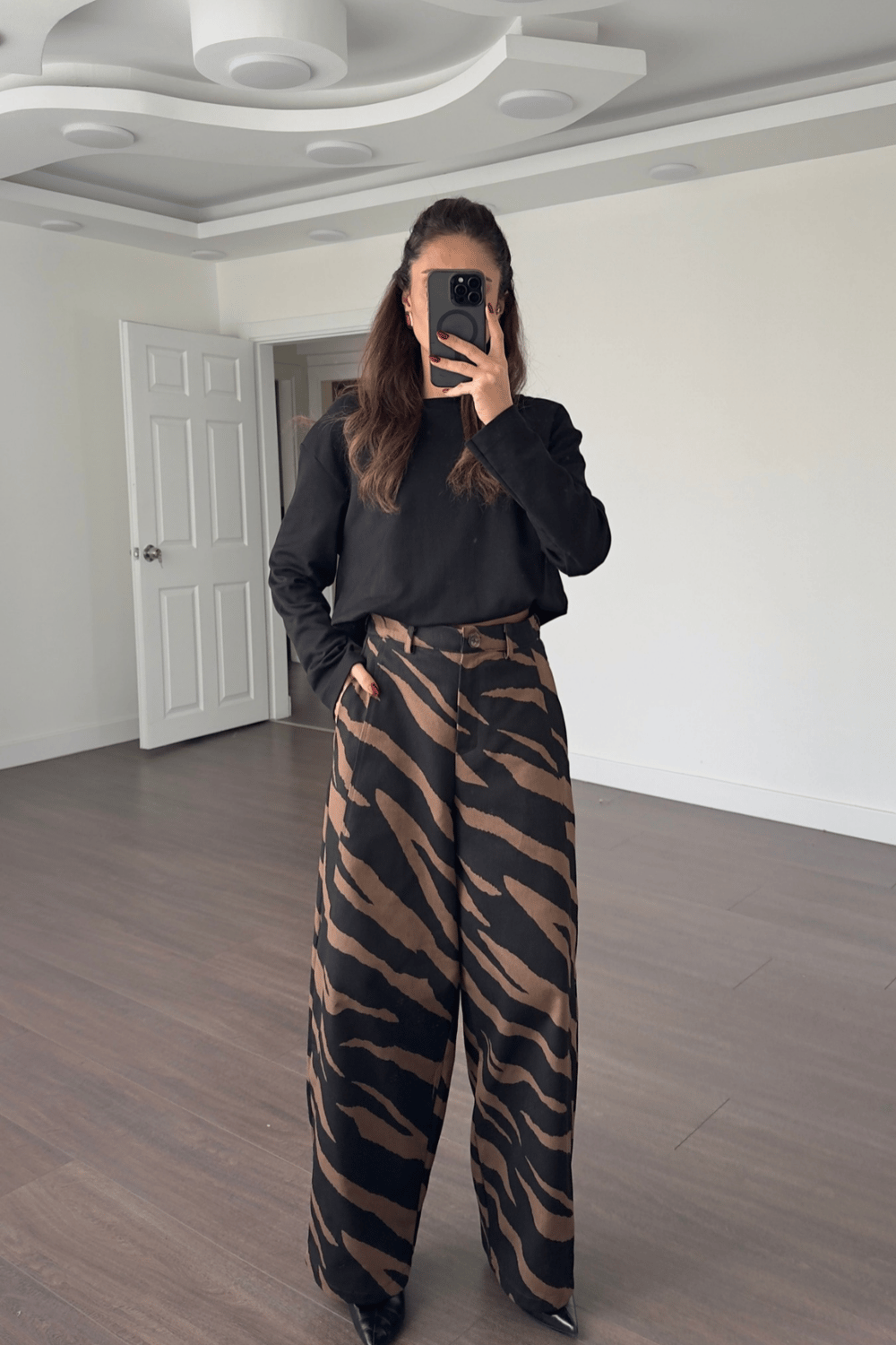 Zebra Gabardin Pantolon