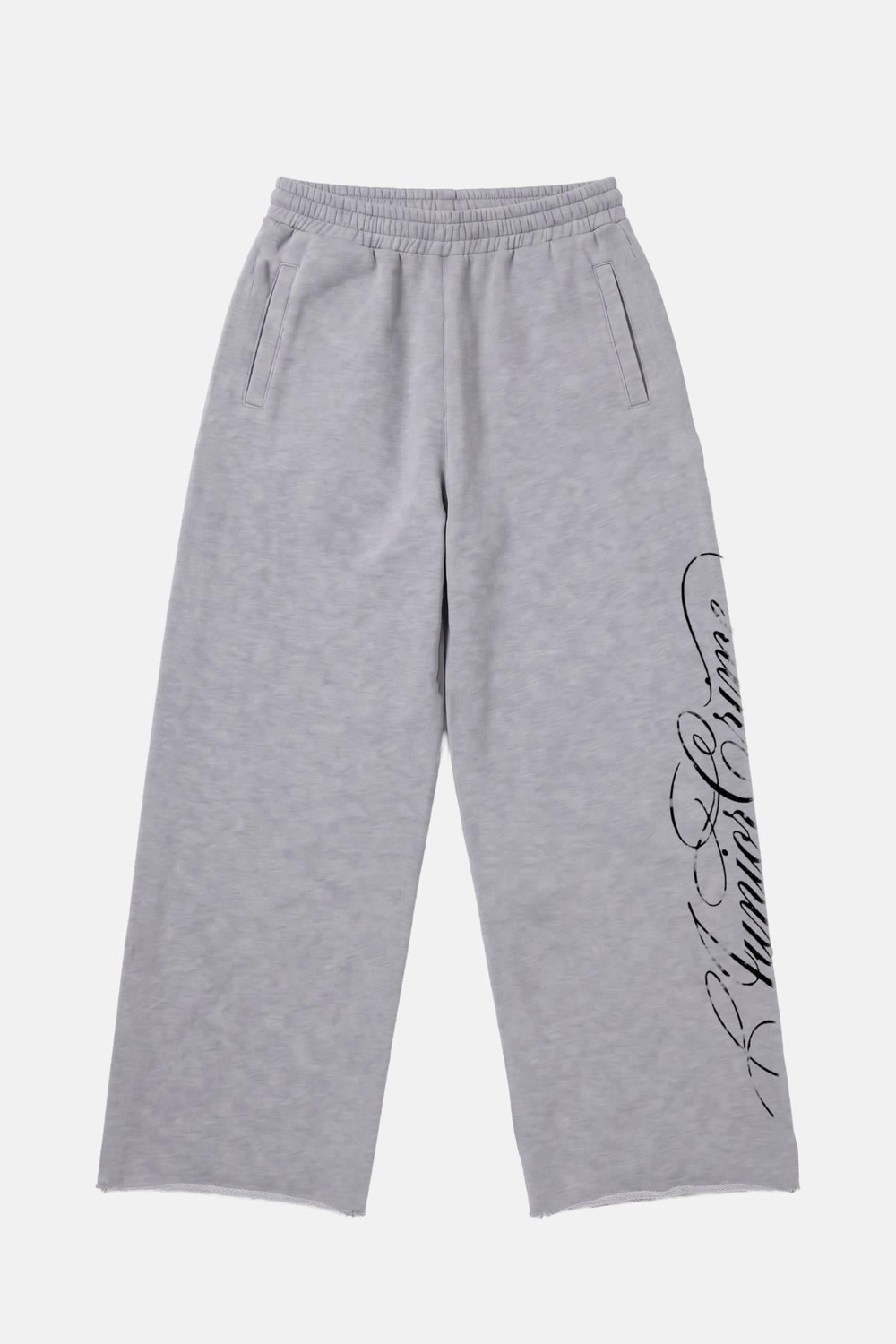 JR Signature Baskılı Gri Baggy Eşofman