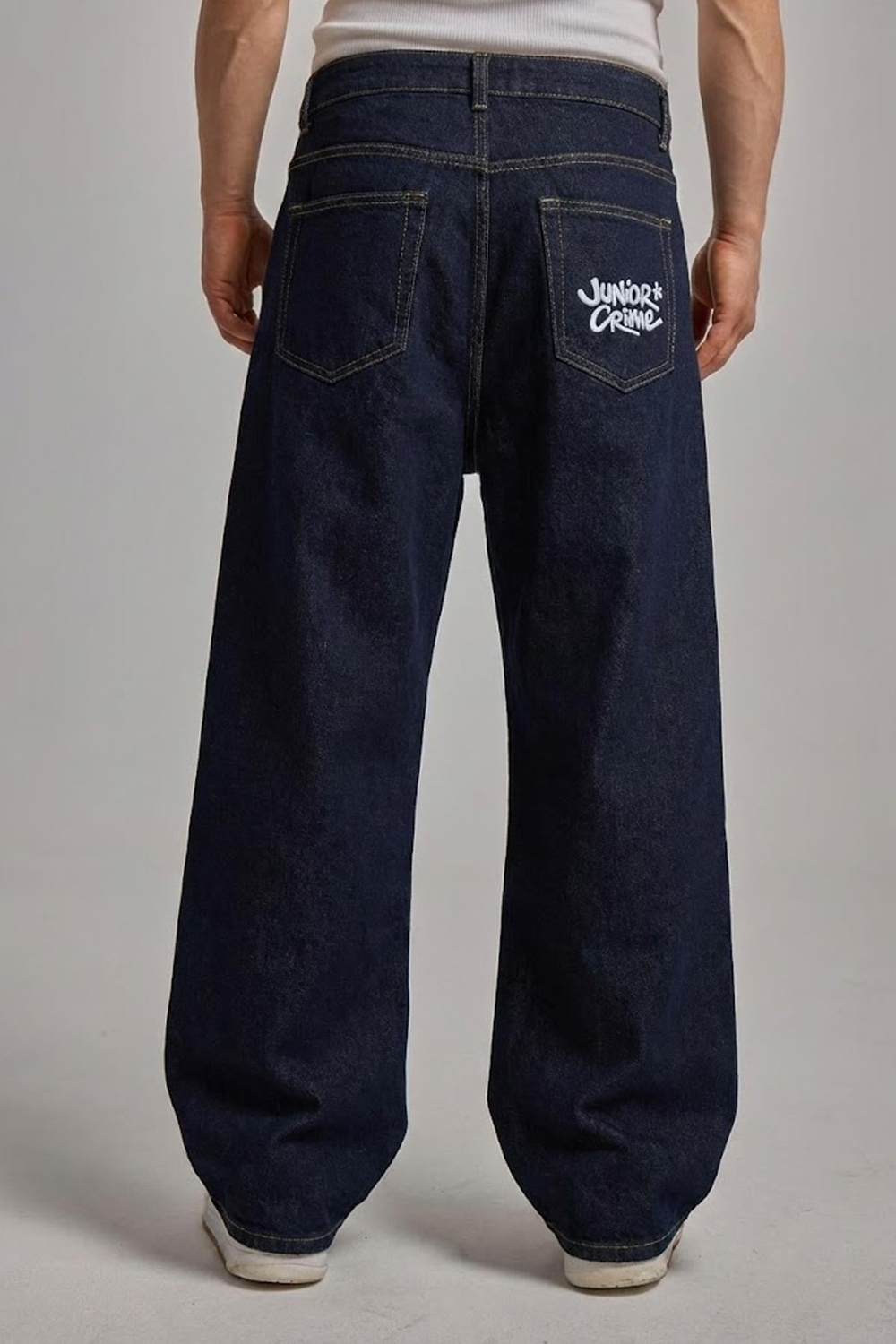 Junior Crime Lacivert Raw Denim Pantolon