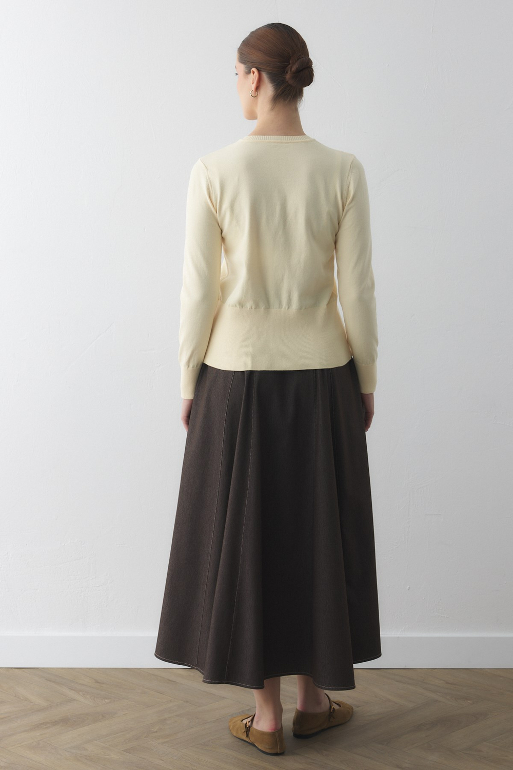 MERSERİZE BELİ OTURTMALI HIRKA SARI