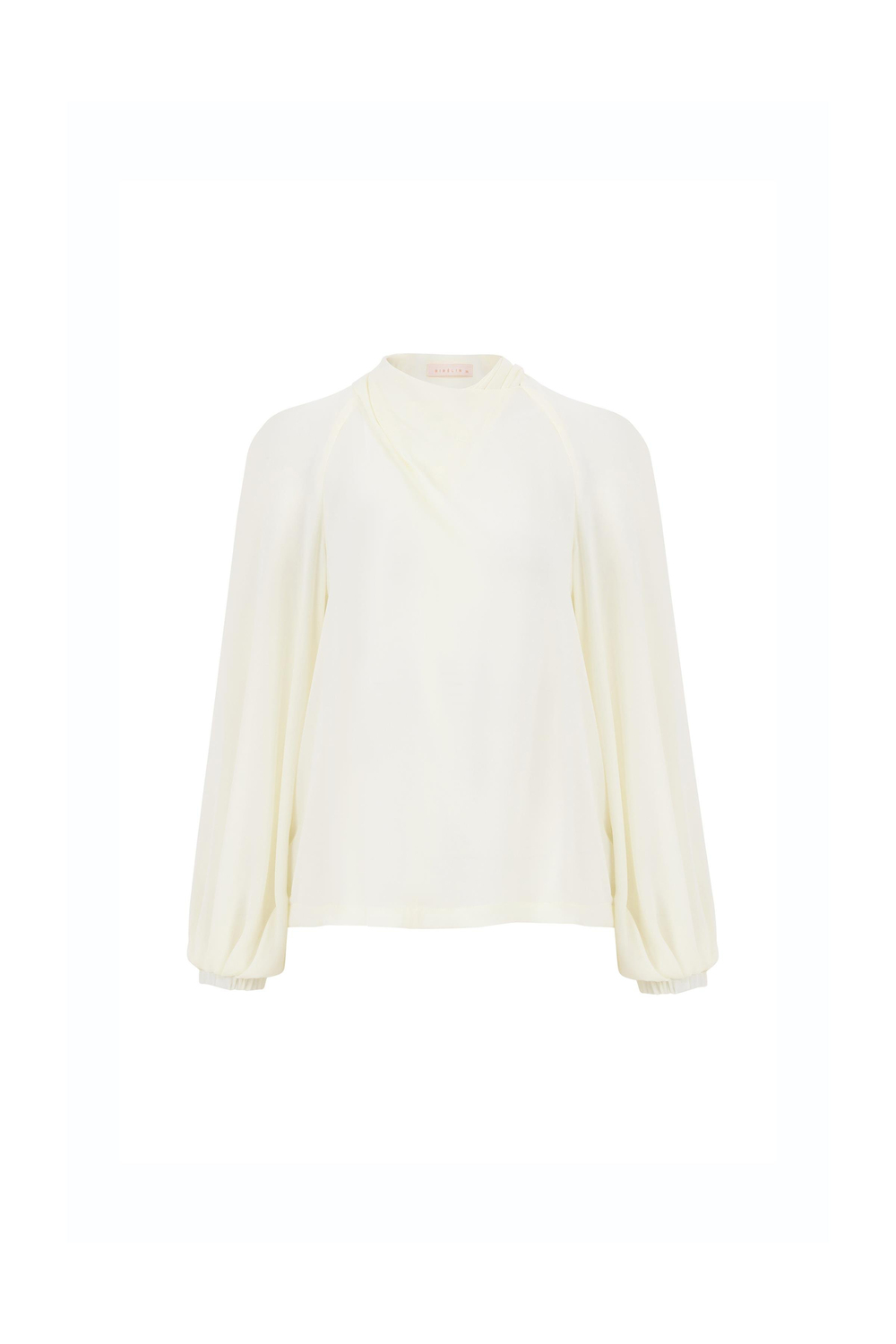 Bağlama Detaylı Bluz Ekru