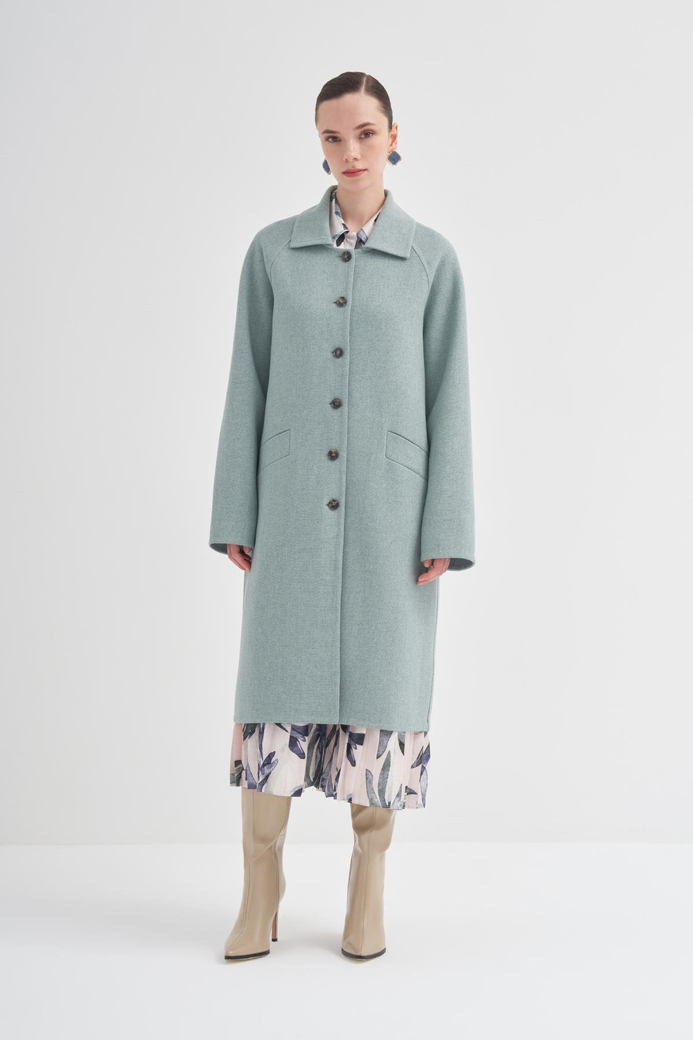 Coat Mint Yeşili