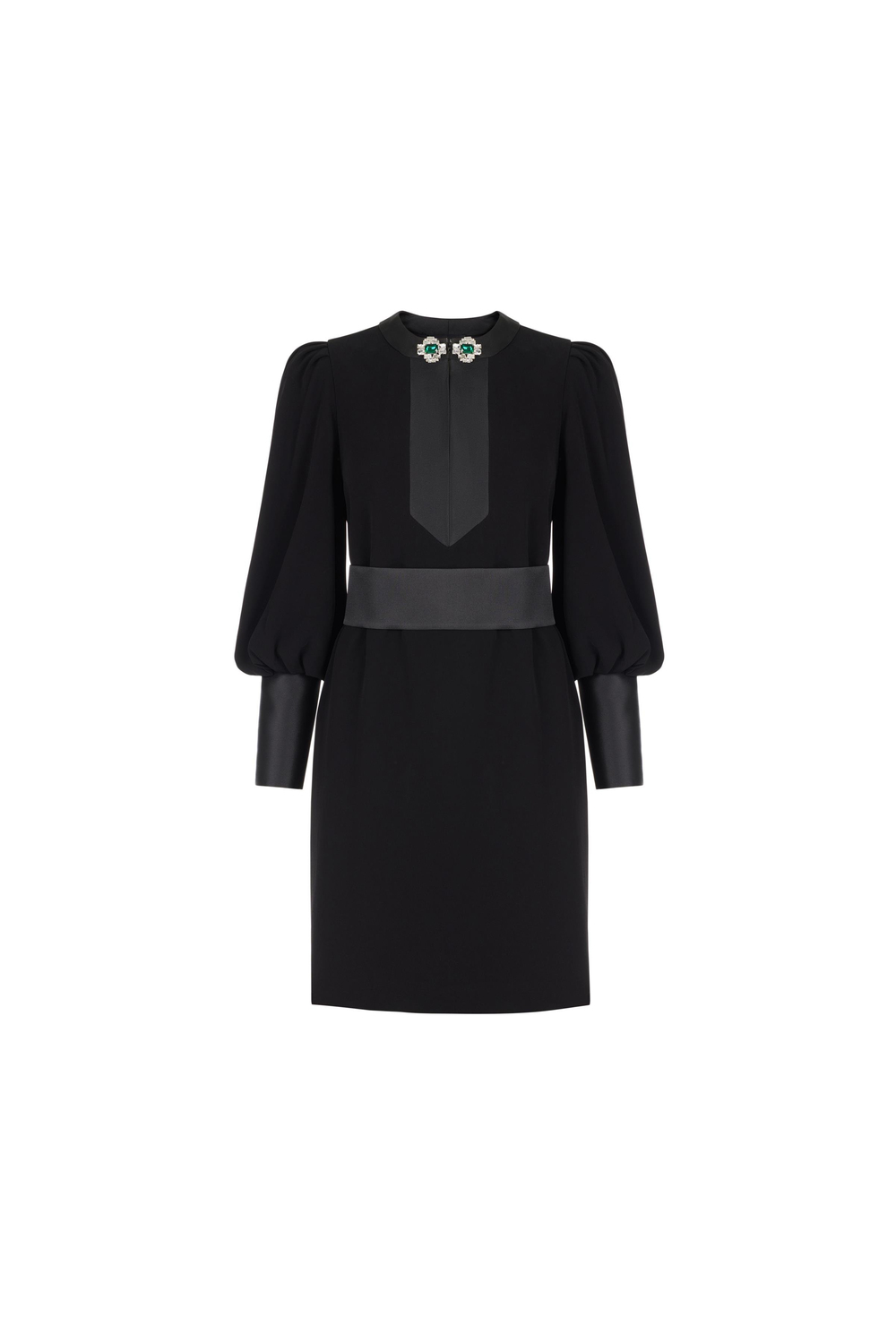 Modern Kaftan Elbise Siyah