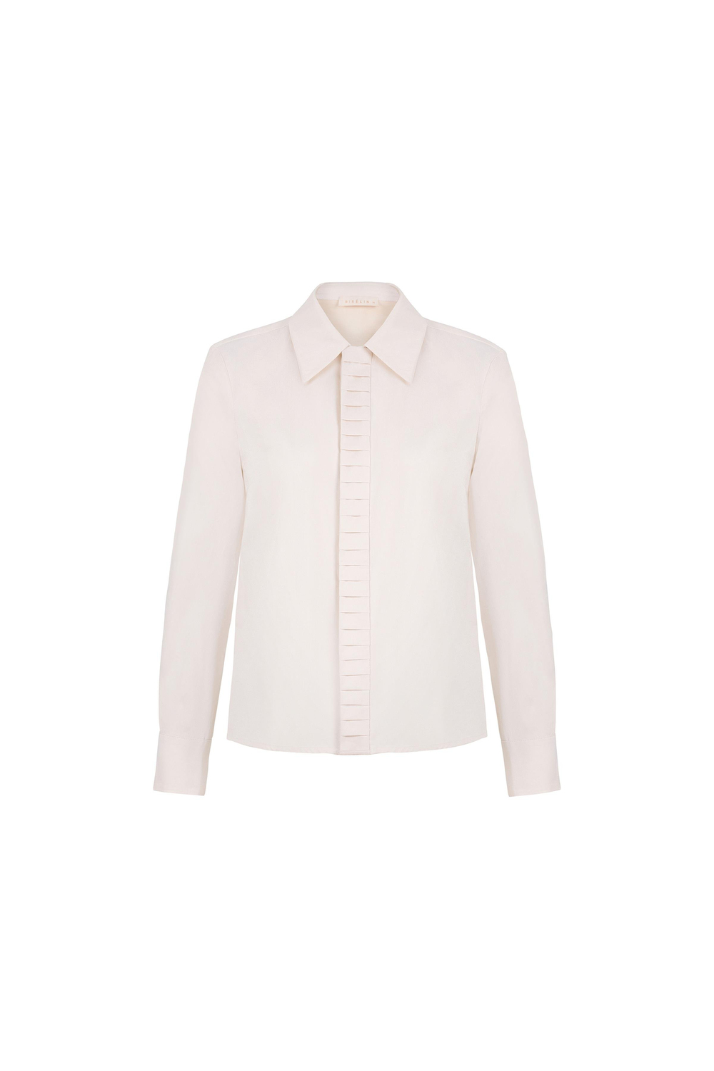 Pilise Pat Detaylı Koton Gömlek Krem