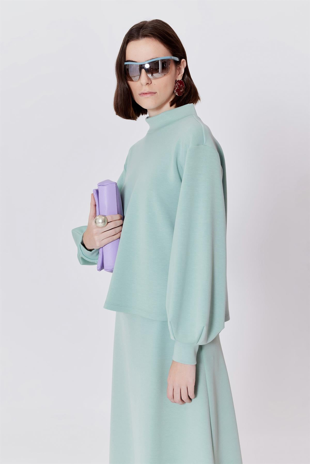 Blouse Mint Yeşili