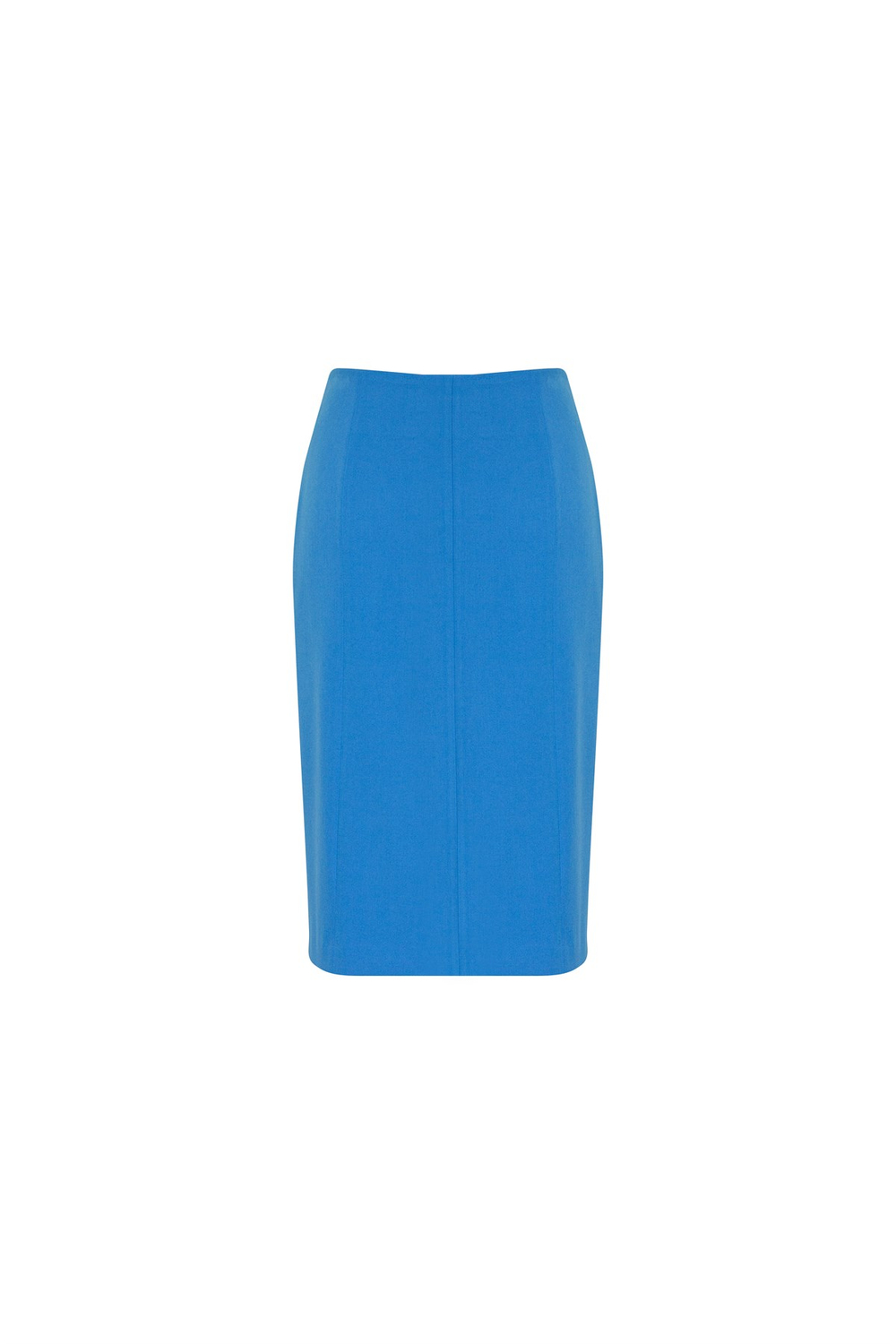 Wrapped Skirt With Snap Opening Blue Jewel