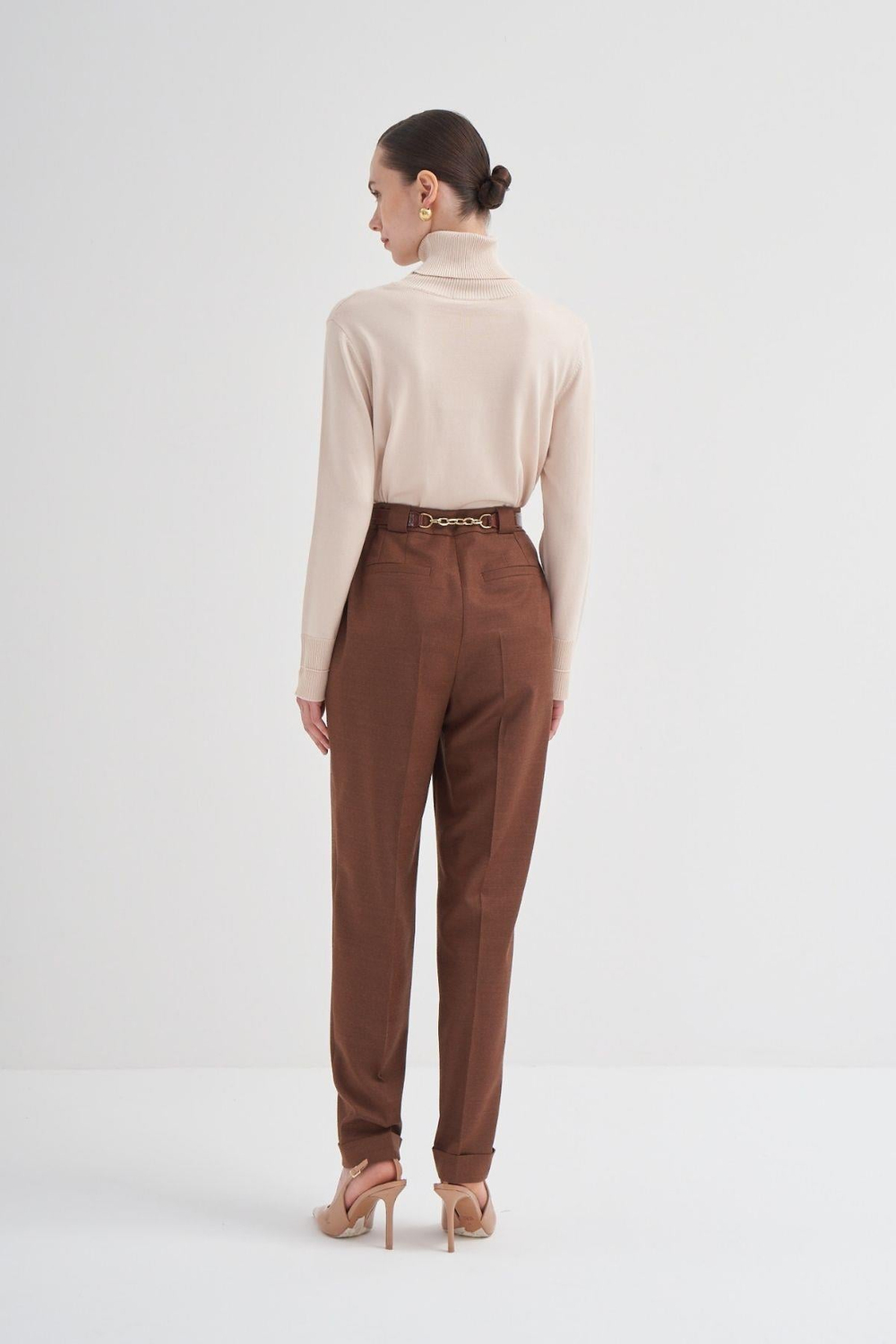 Stand Collar Knitwear Stone
