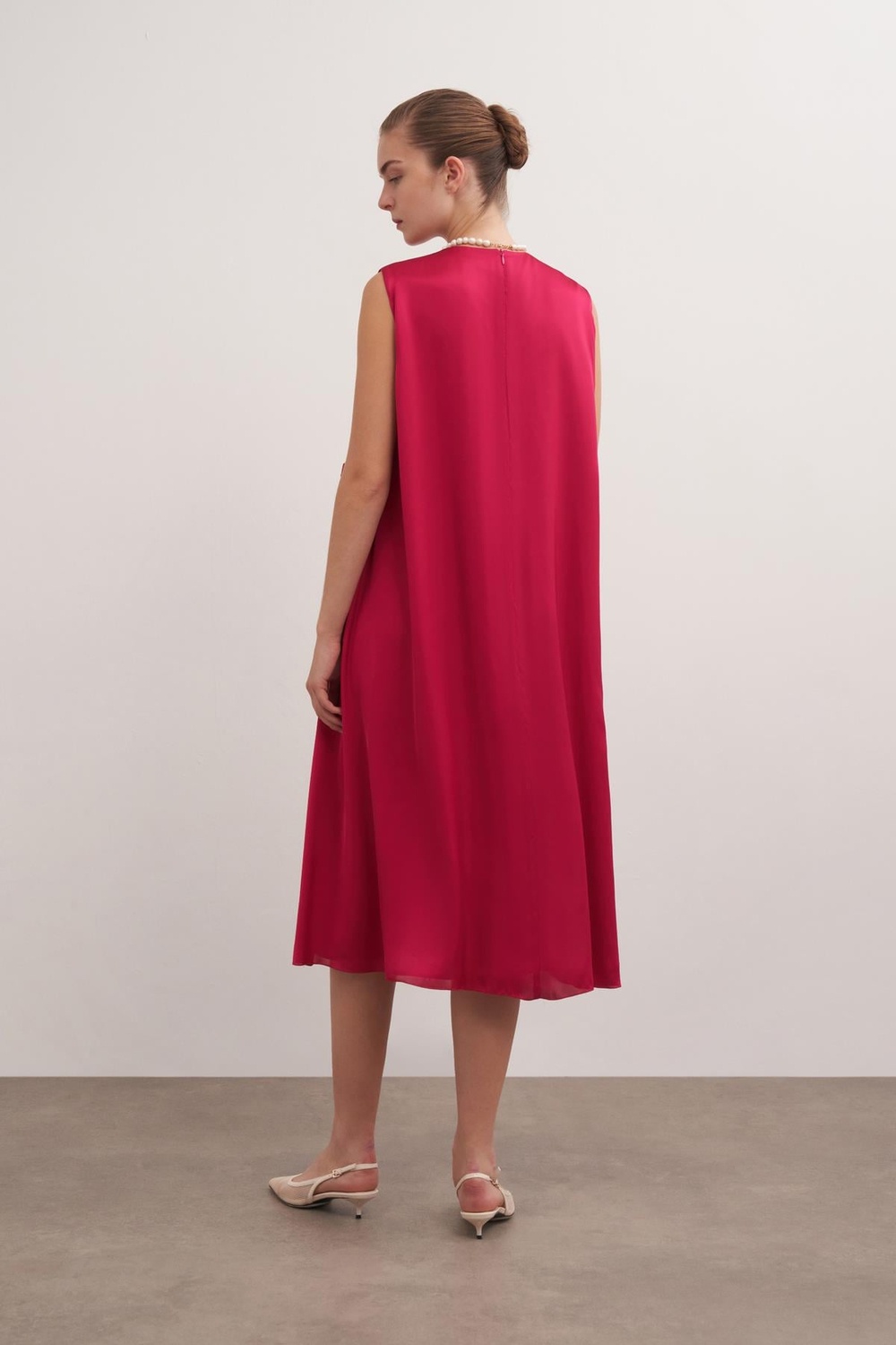 Dress Vişne Rengi