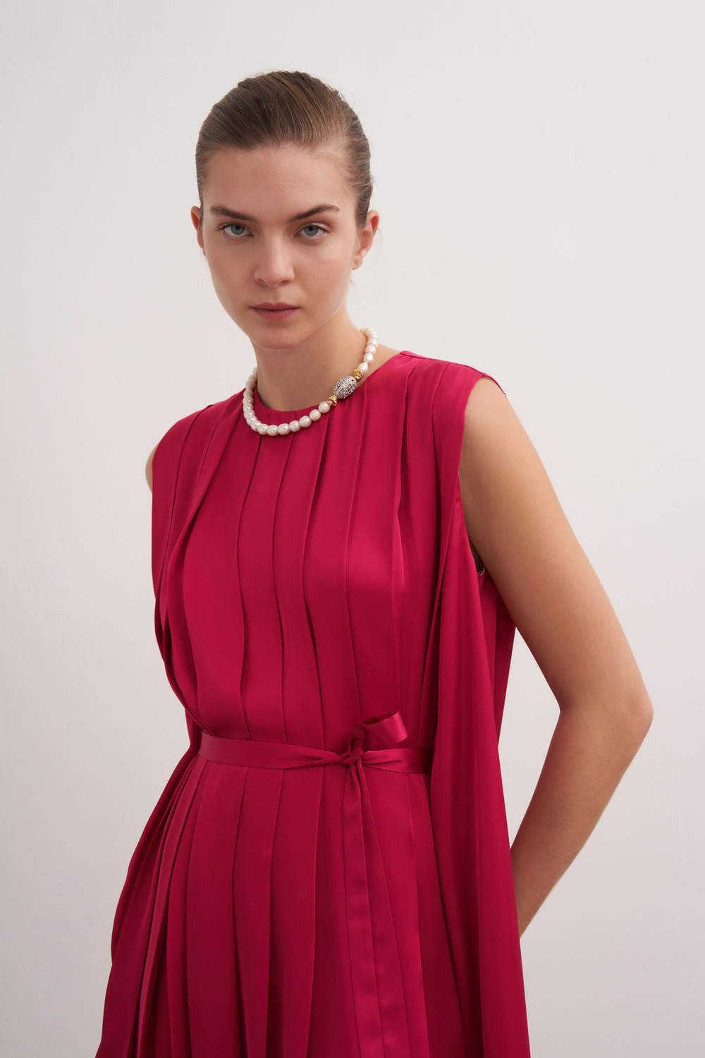 Dress Vişne Rengi