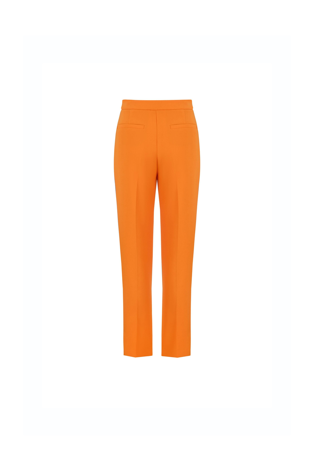 Button Detailed Cigarette Pants Orange