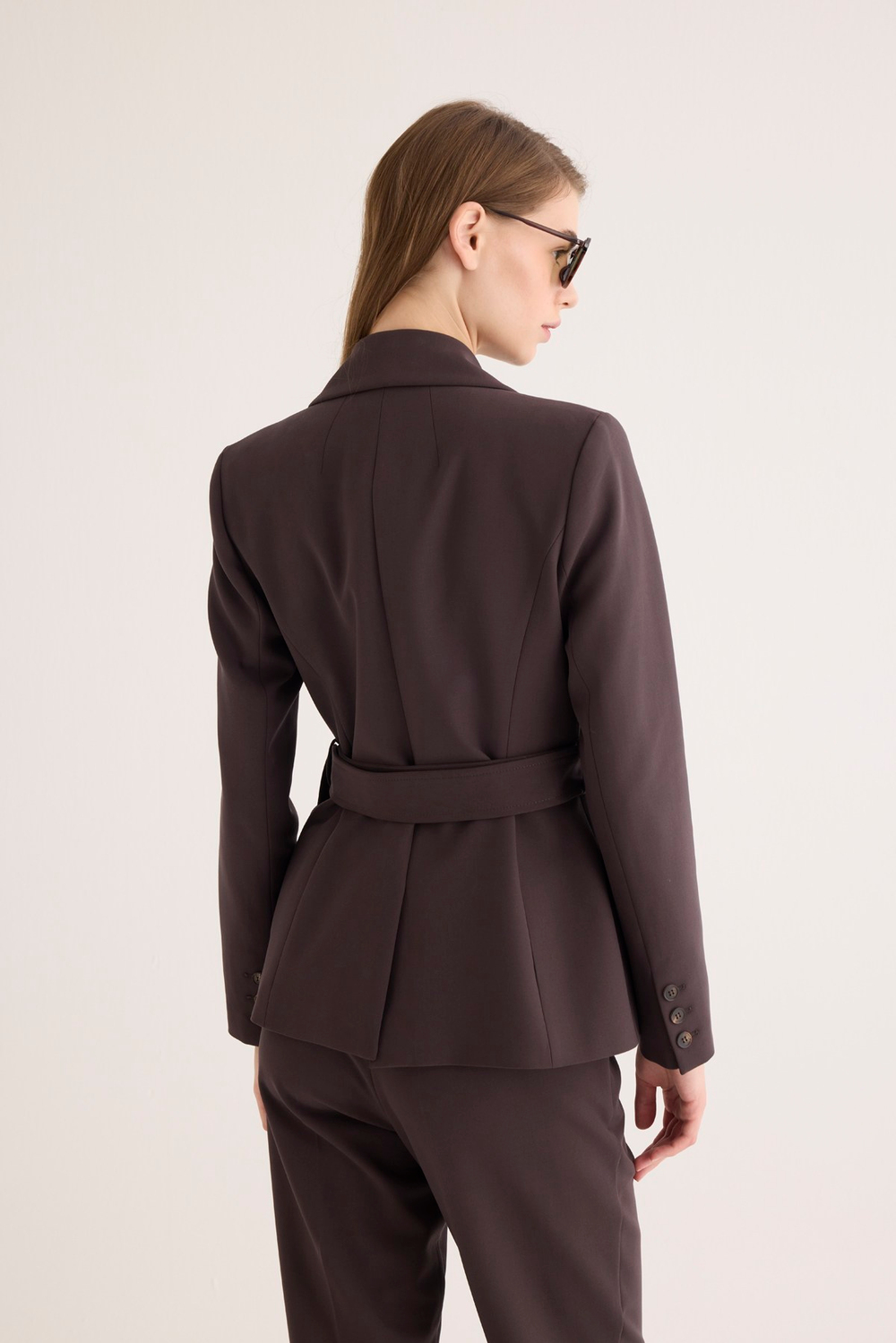 Kemer Detaylı Blazer Ceket