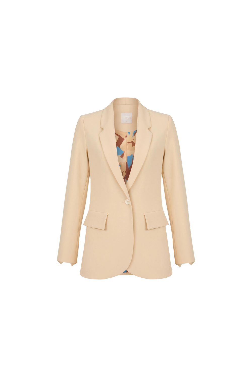 Classic Polyviscose Jacket Panna Cota