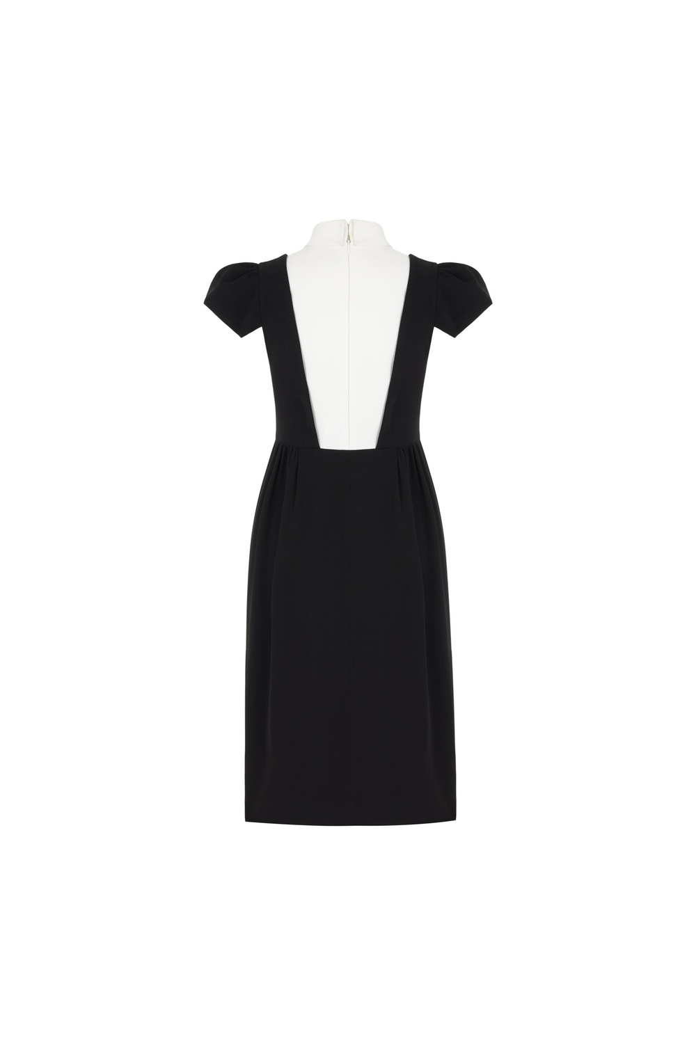 Contrast Dress Black