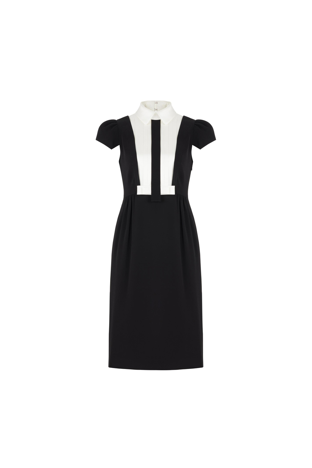 Contrast Dress Black