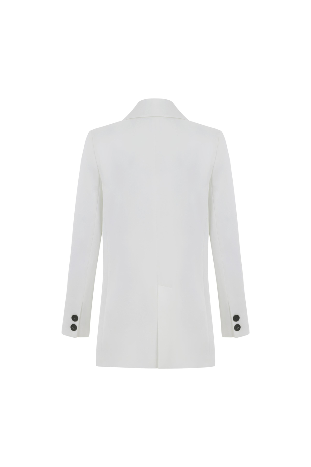 Double Breasted Jacket Off Whıte