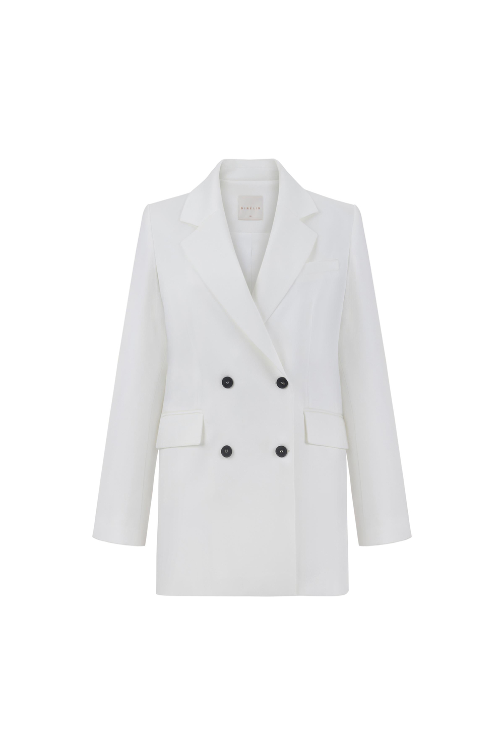 Double Breasted Jacket Off Whıte