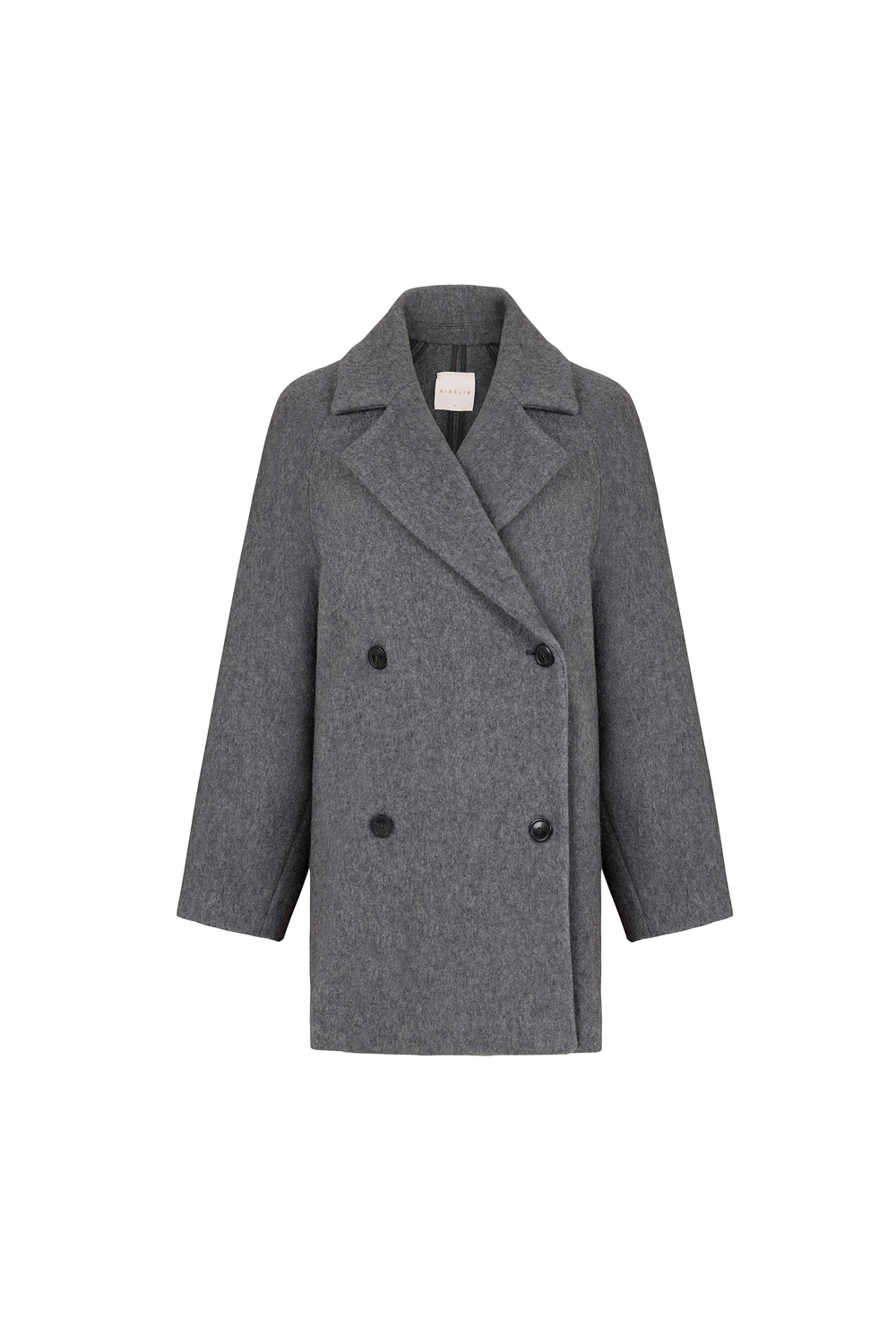 Double-breasted Coat Heather Grey