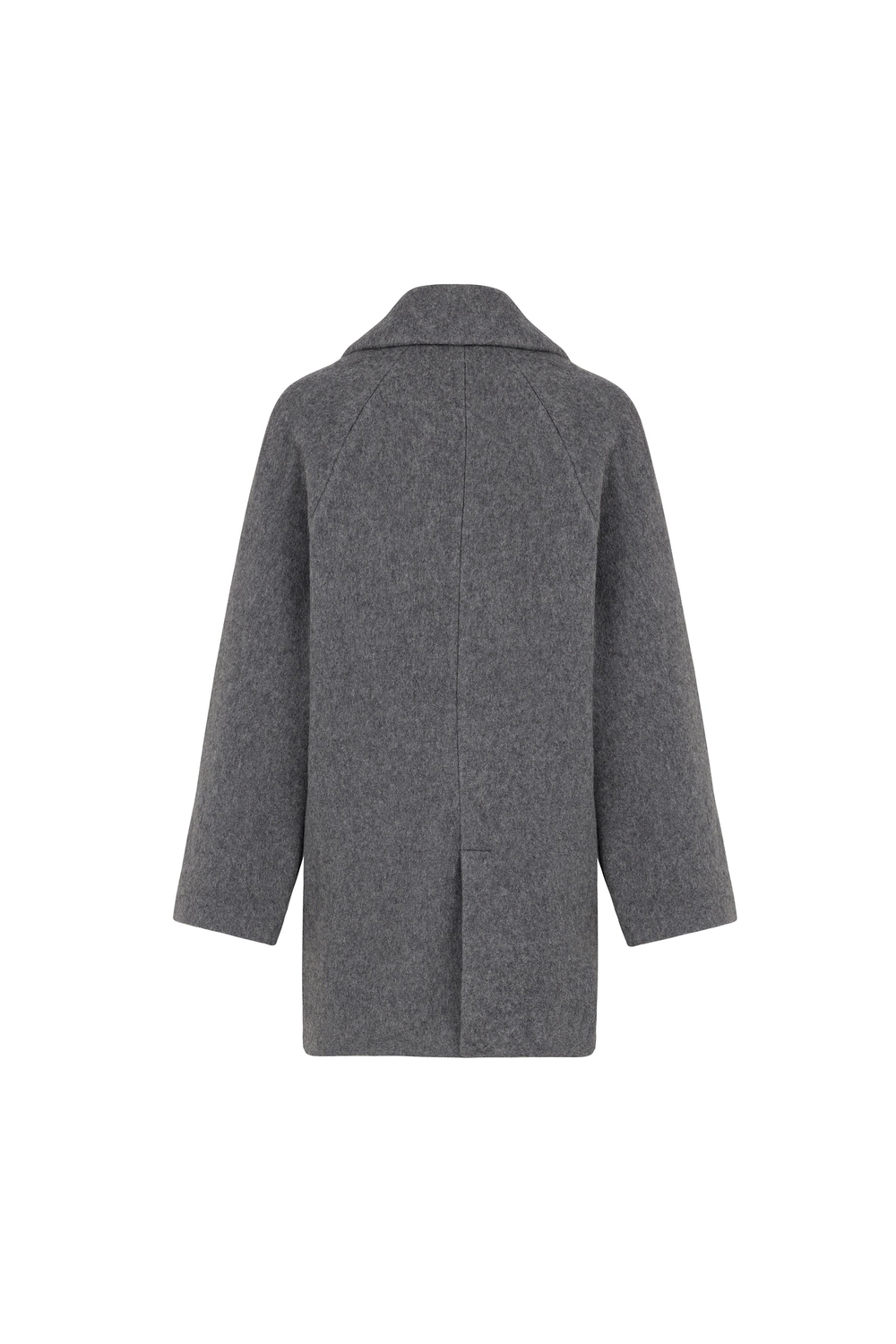 Double-breasted Coat Heather Grey