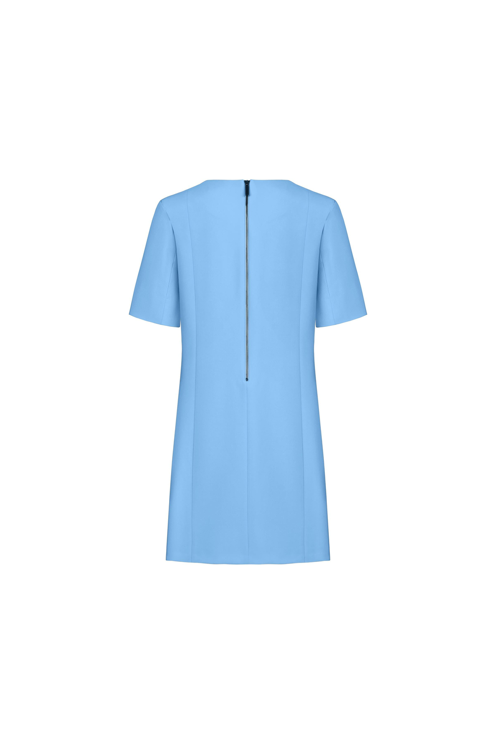 Mini Polyviscose Dress Basalt Blue