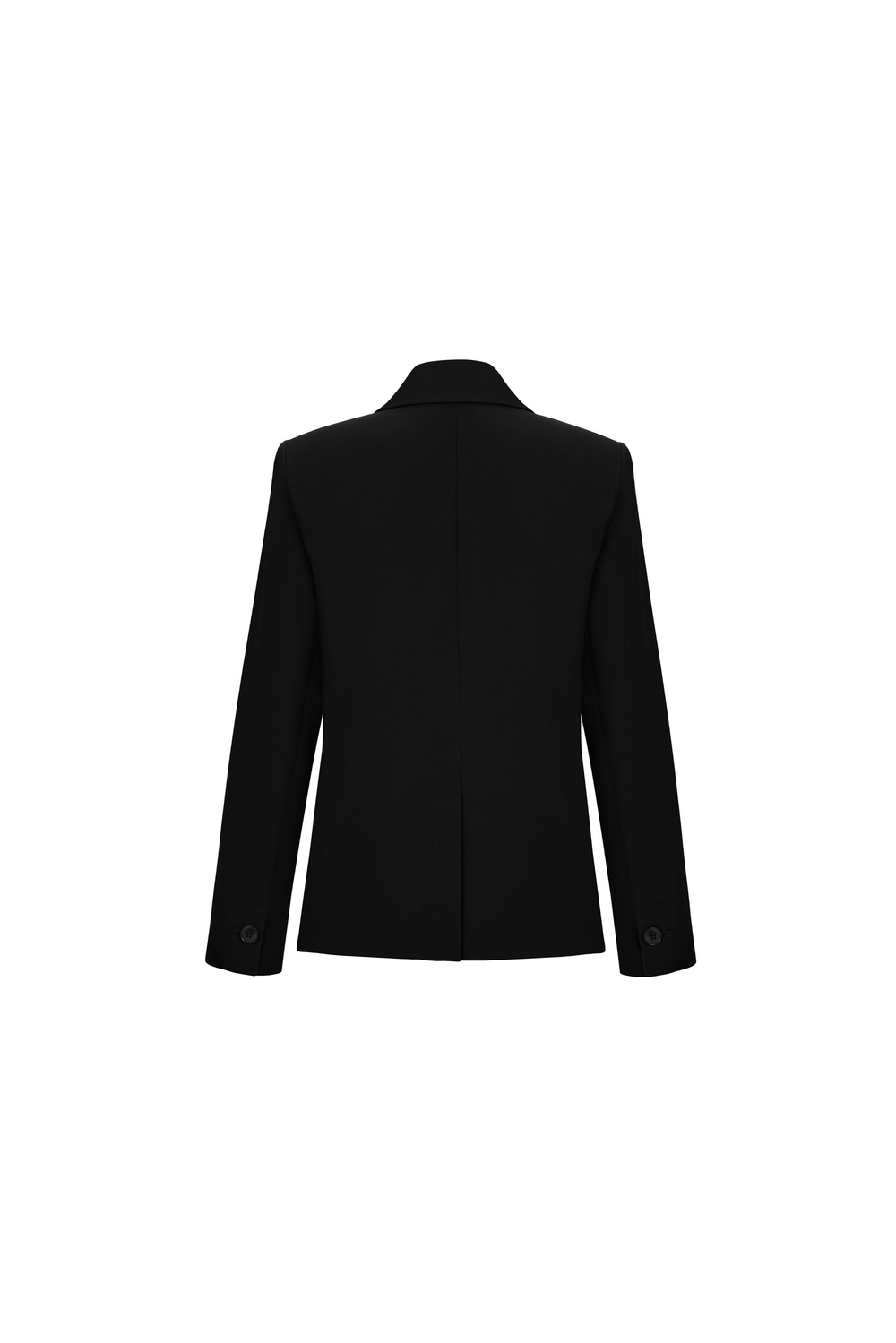 Peto Pocket-detail Crepe Jacket Black
