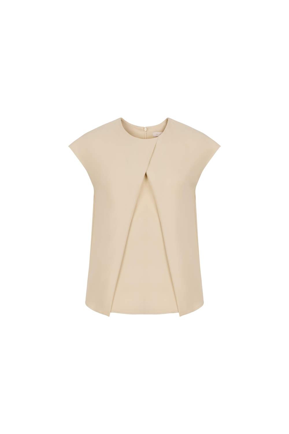 Viscose Blouse With Pleated Detail Lıght Gold
