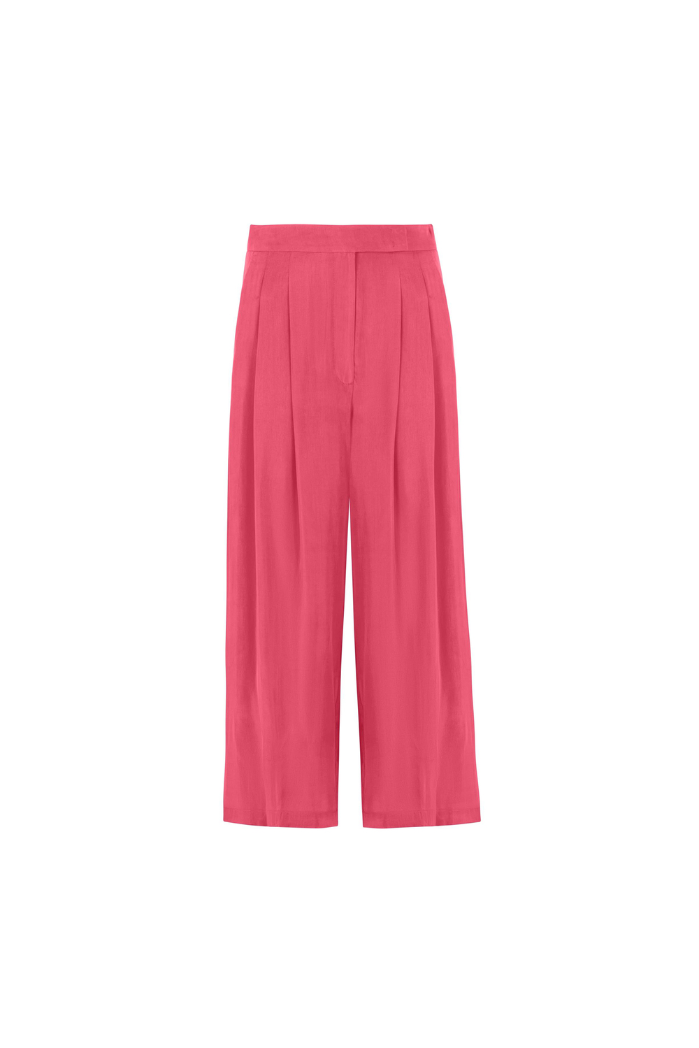 Pilili Cupro Pantolon Fuşya