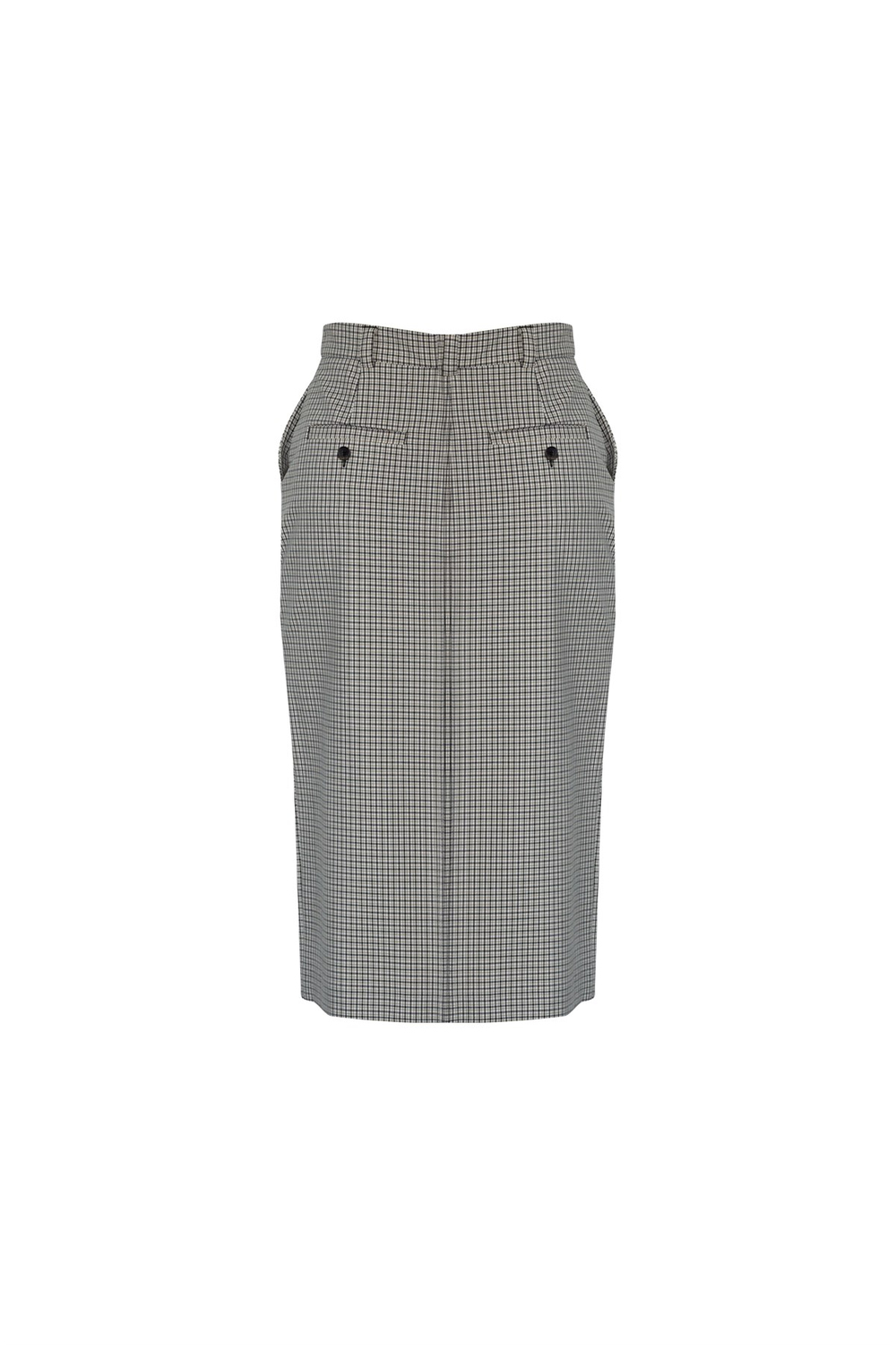 Skirt With Zipper Detail Black-mınk