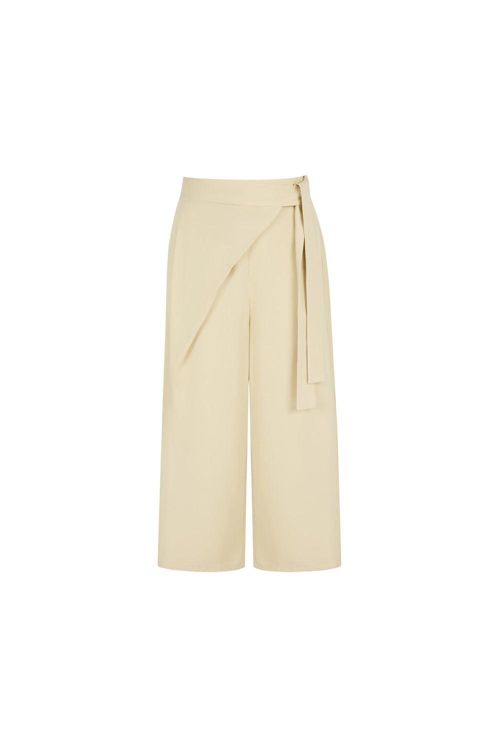 Culotte Trousers With Side Tie Lıght Gold