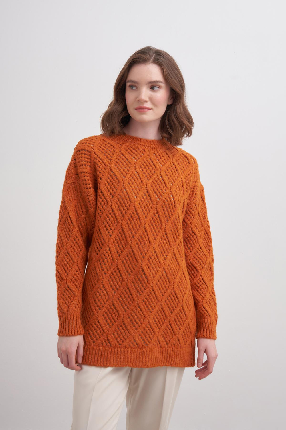 Ajur Baklava Kazak Br7029 Oranj
