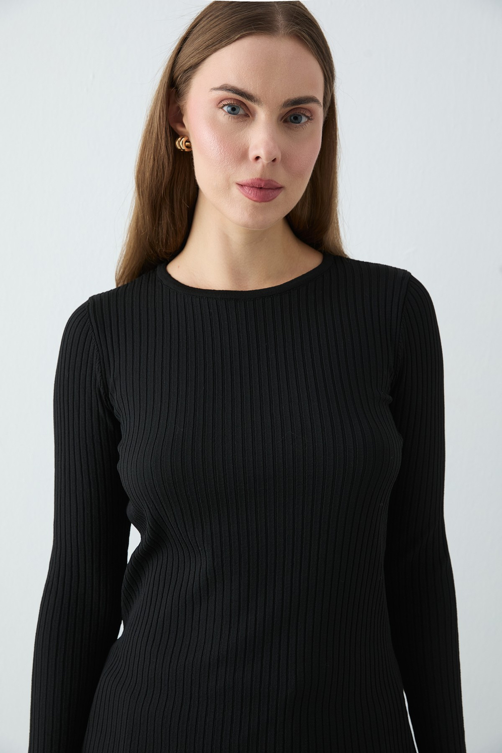 Geniş Fitilli Body Siyah