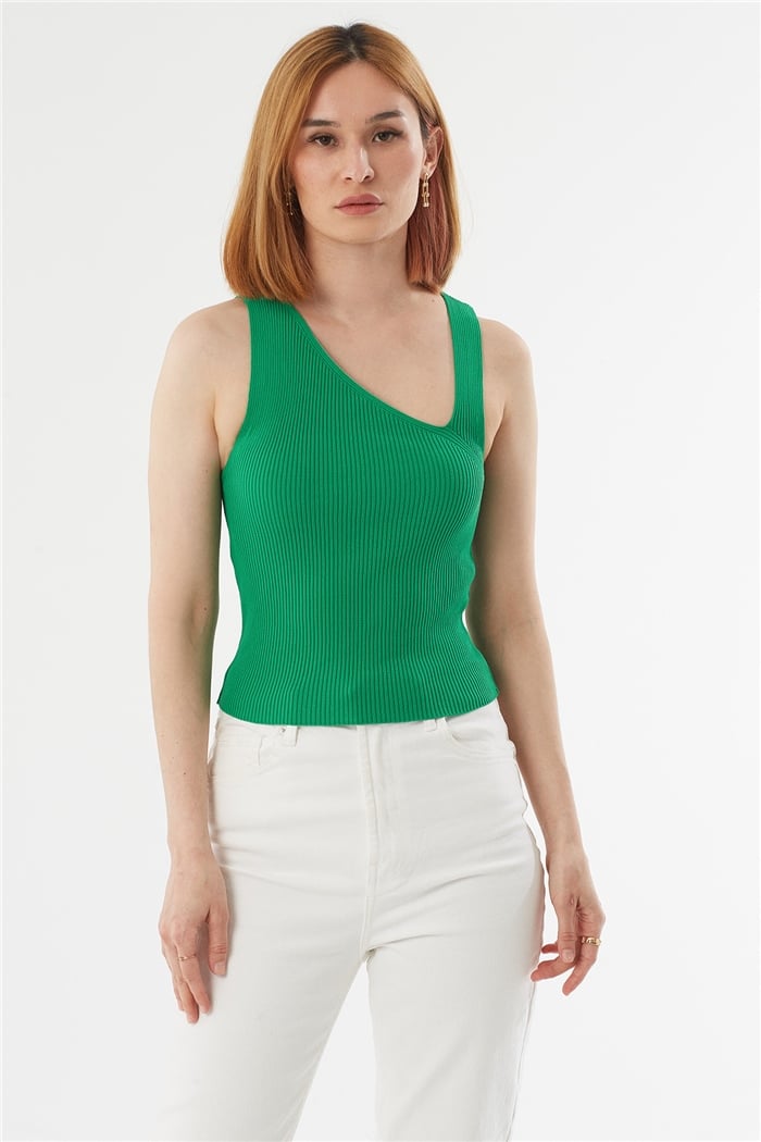 Avrile Asimetrik Yaka Atlet  BENETTON  A92095-S
