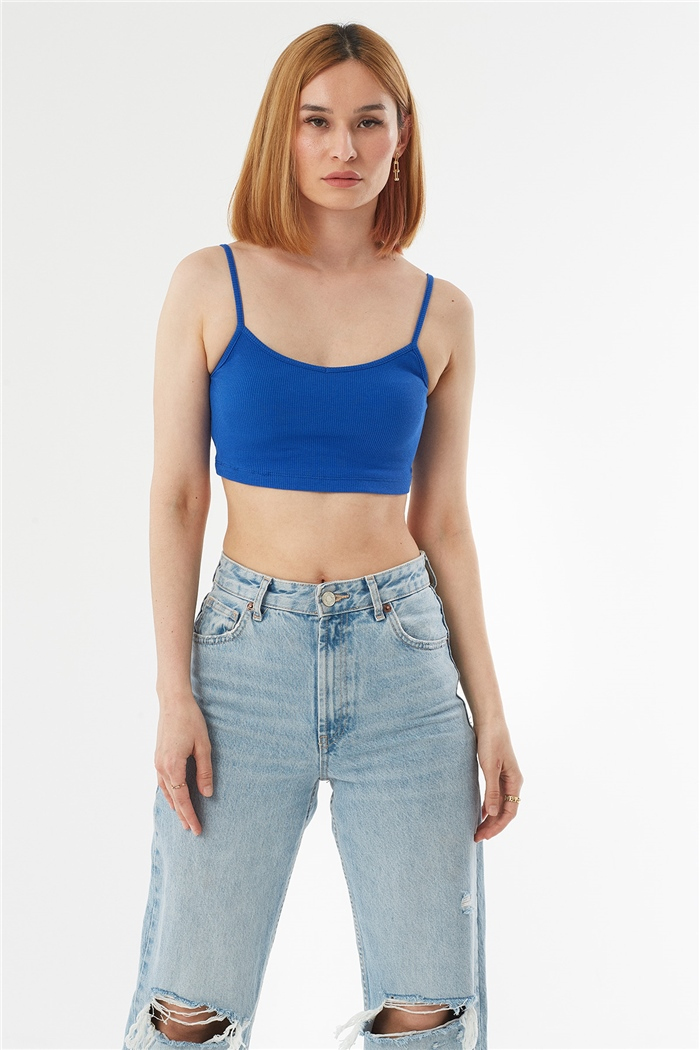 Avrile ASKILI KAŞKORSE CROP  SAKS  A22-10566