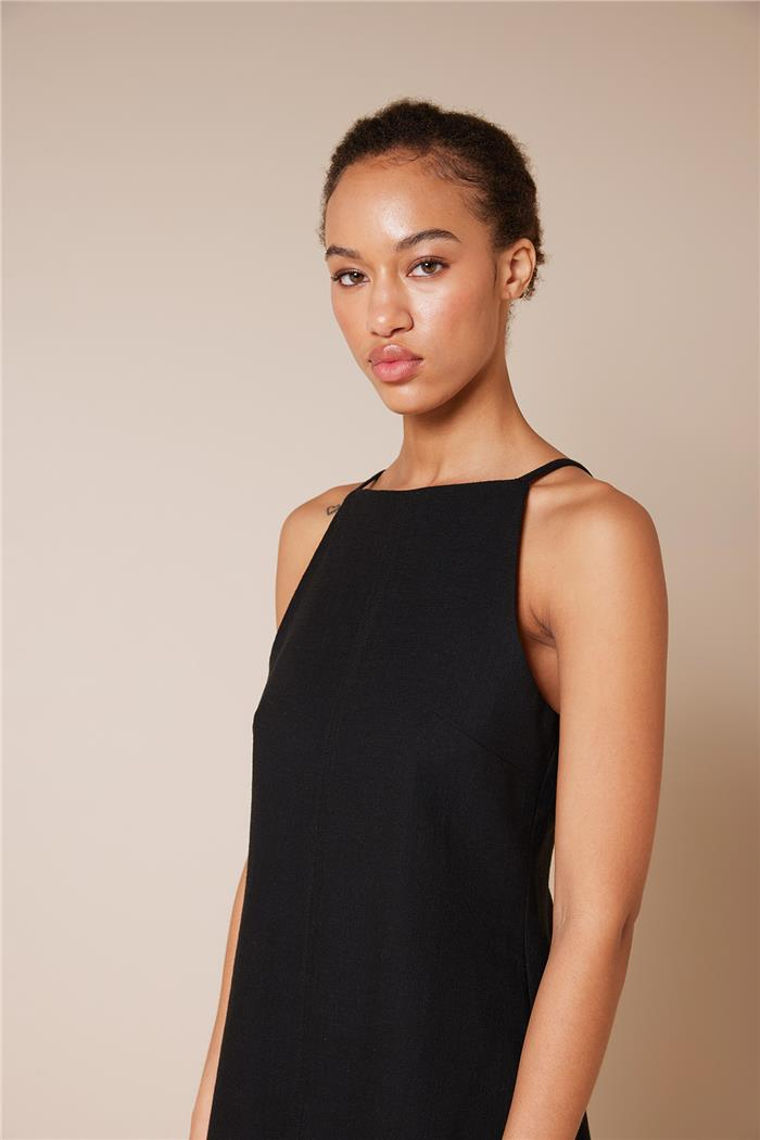 Avrile  ASKILI KISA ELBİSE SİYAH A25-10360